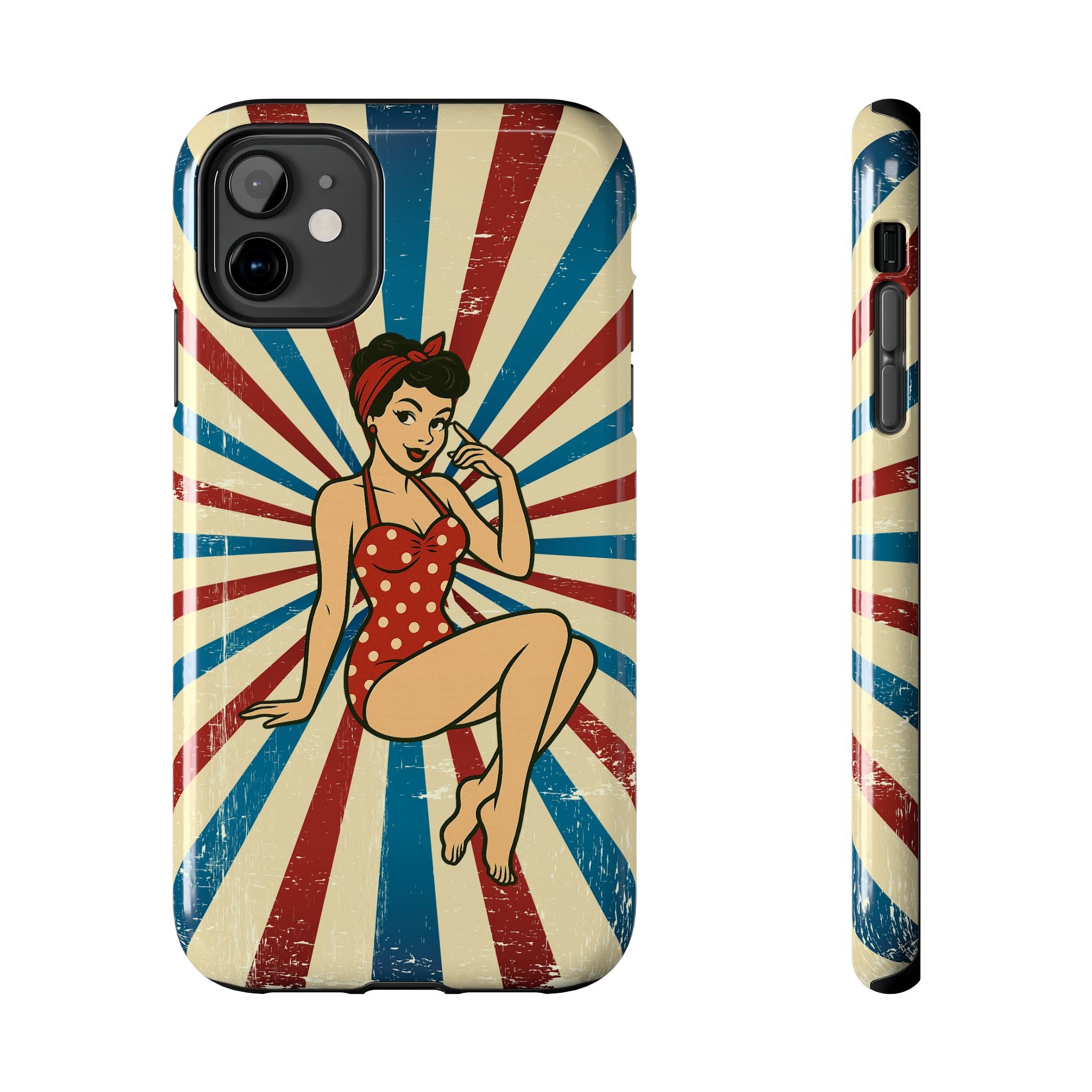 Atomic Pin-Up Tough Phone Case