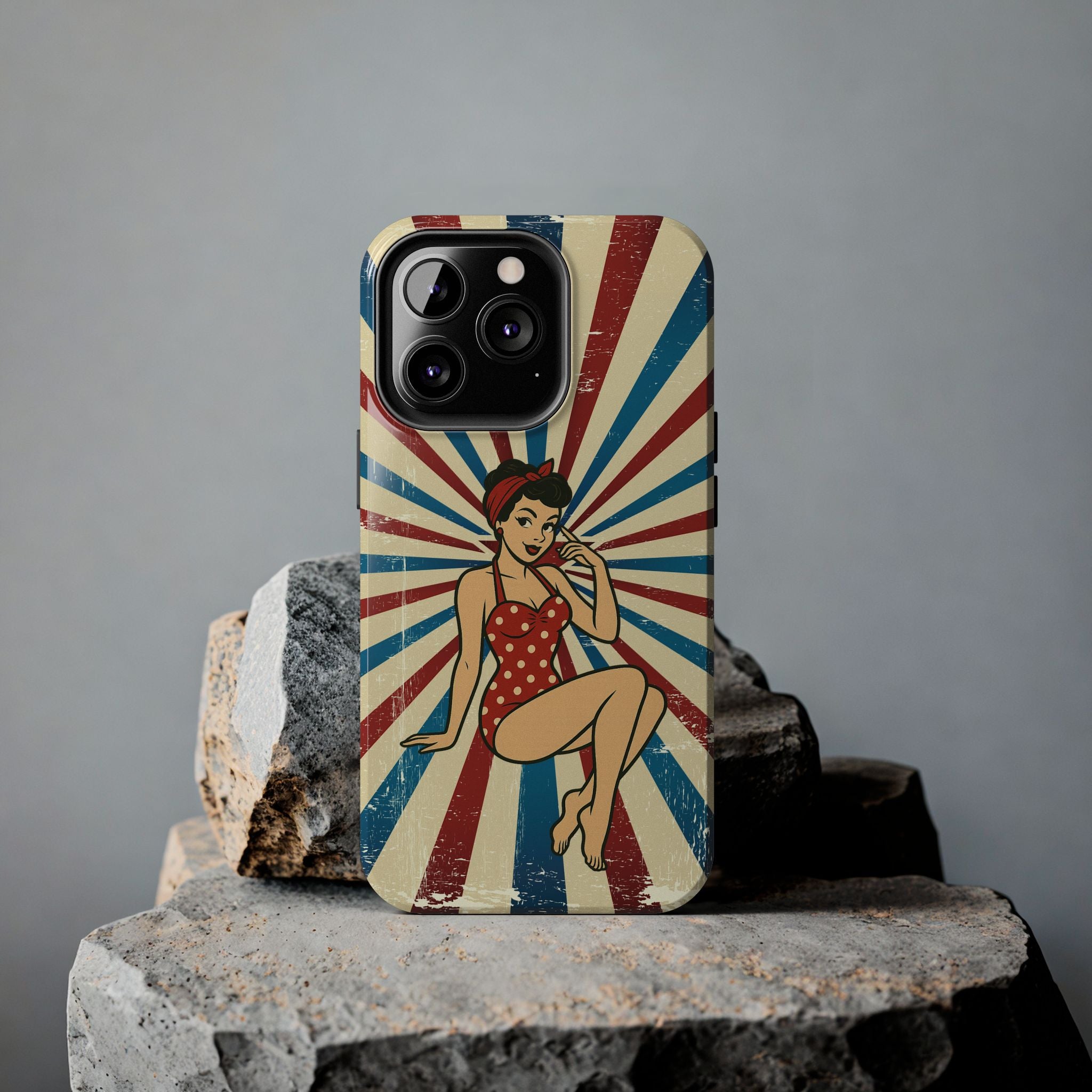 Atomic Pin-Up Tough Phone Case