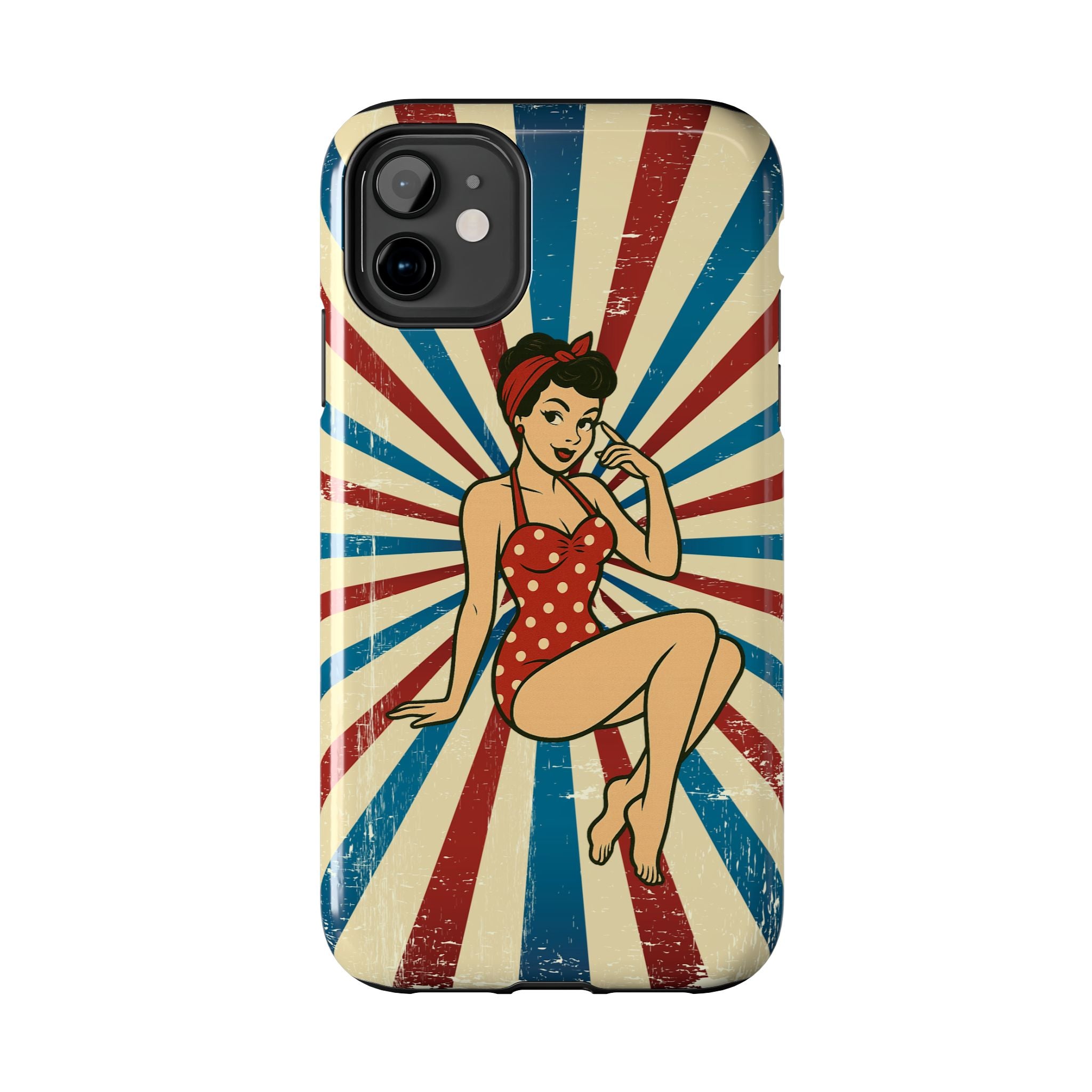 Atomic Pin-Up Tough Phone Case