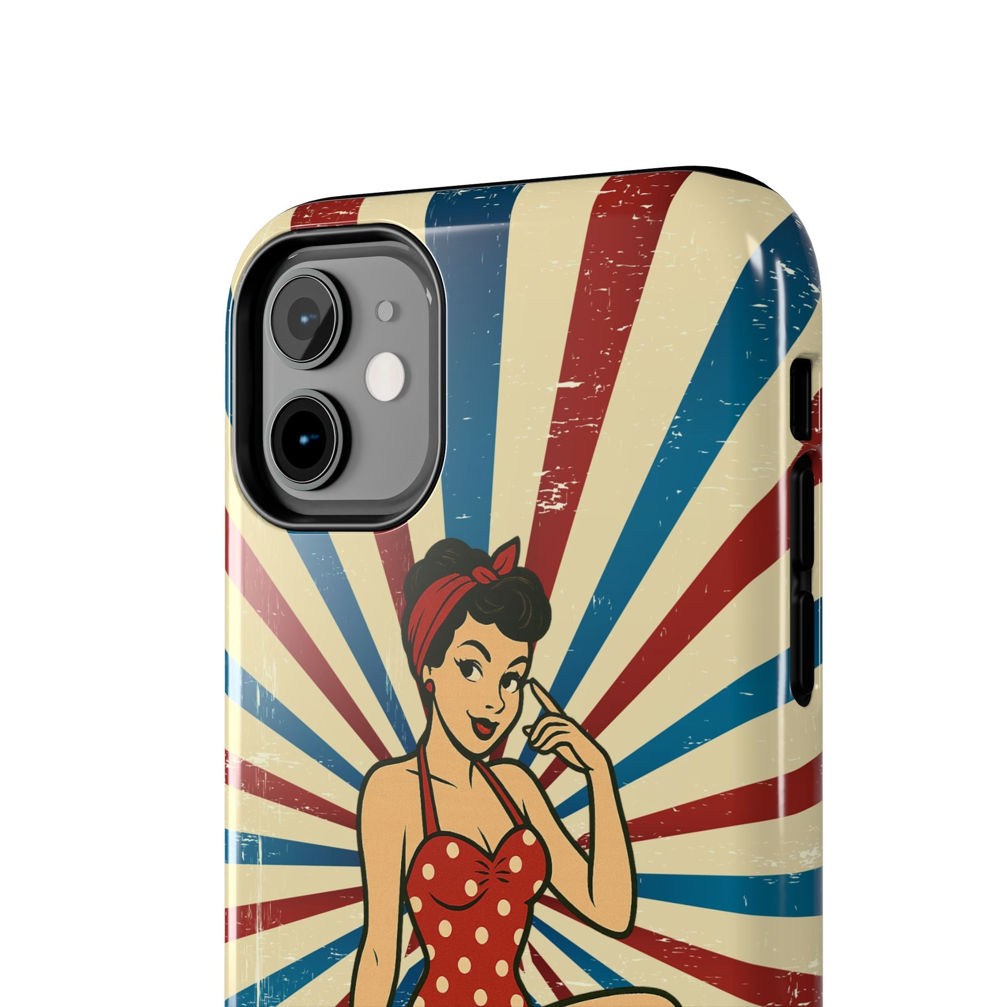 Atomic Pin-Up Tough Phone Case