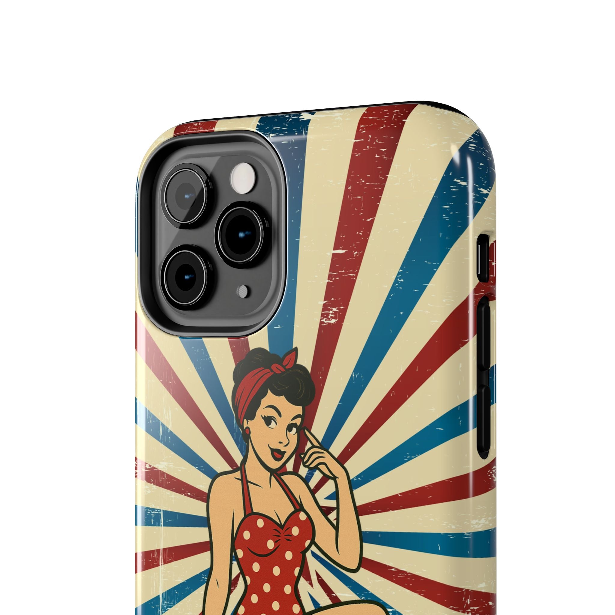 Atomic Pin-Up Tough Phone Case