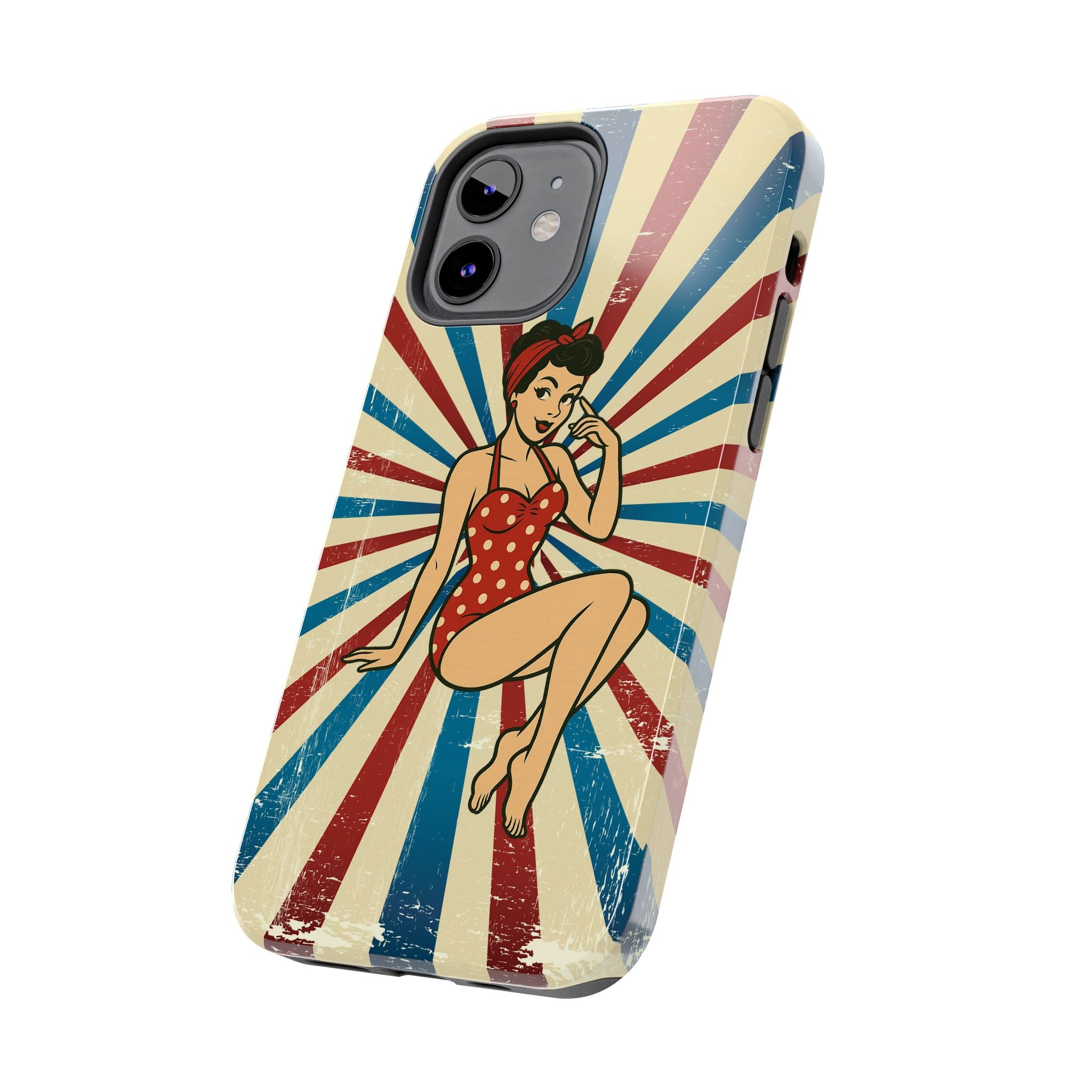 Atomic Pin-Up Tough Phone Case