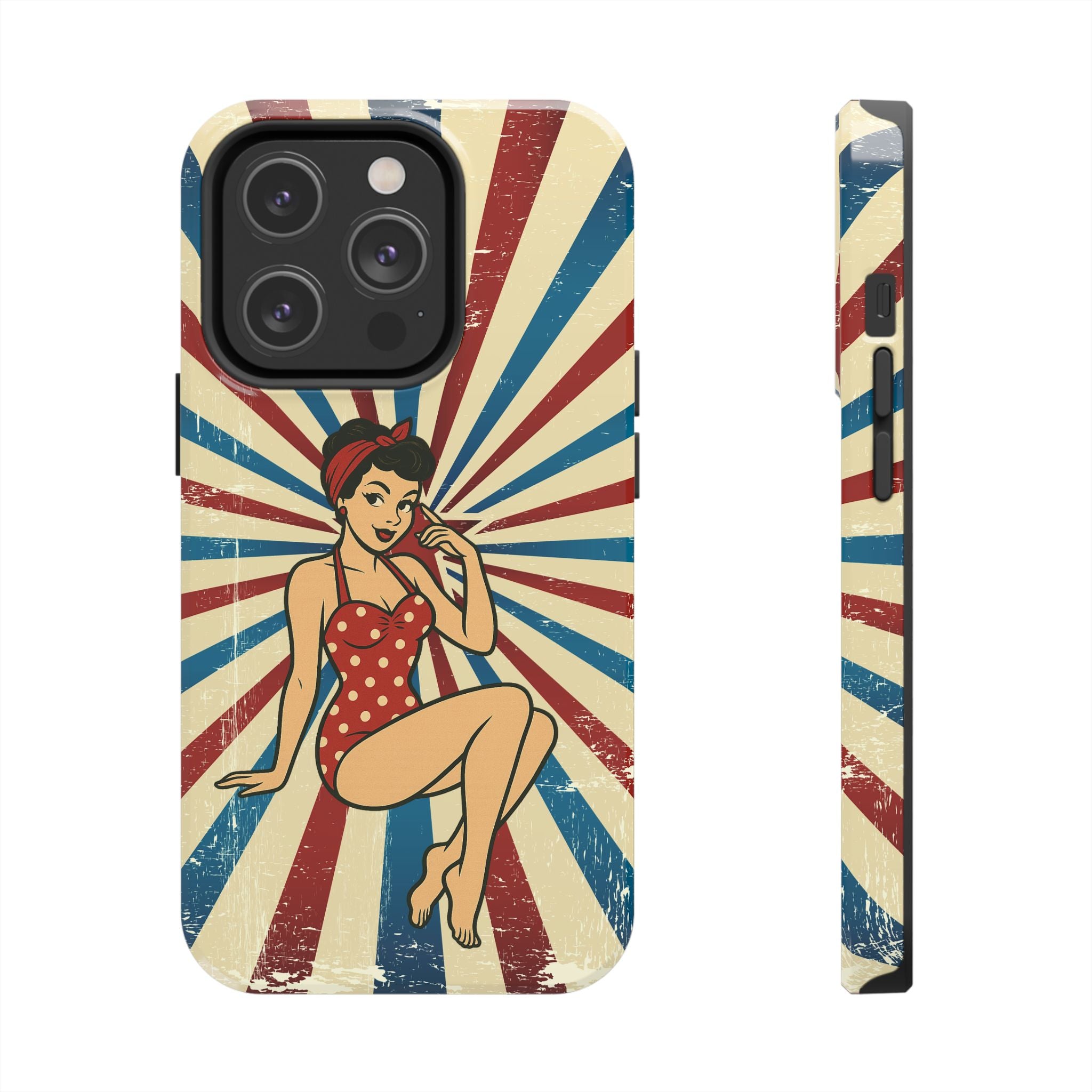 Atomic Pin-Up Tough Phone Case