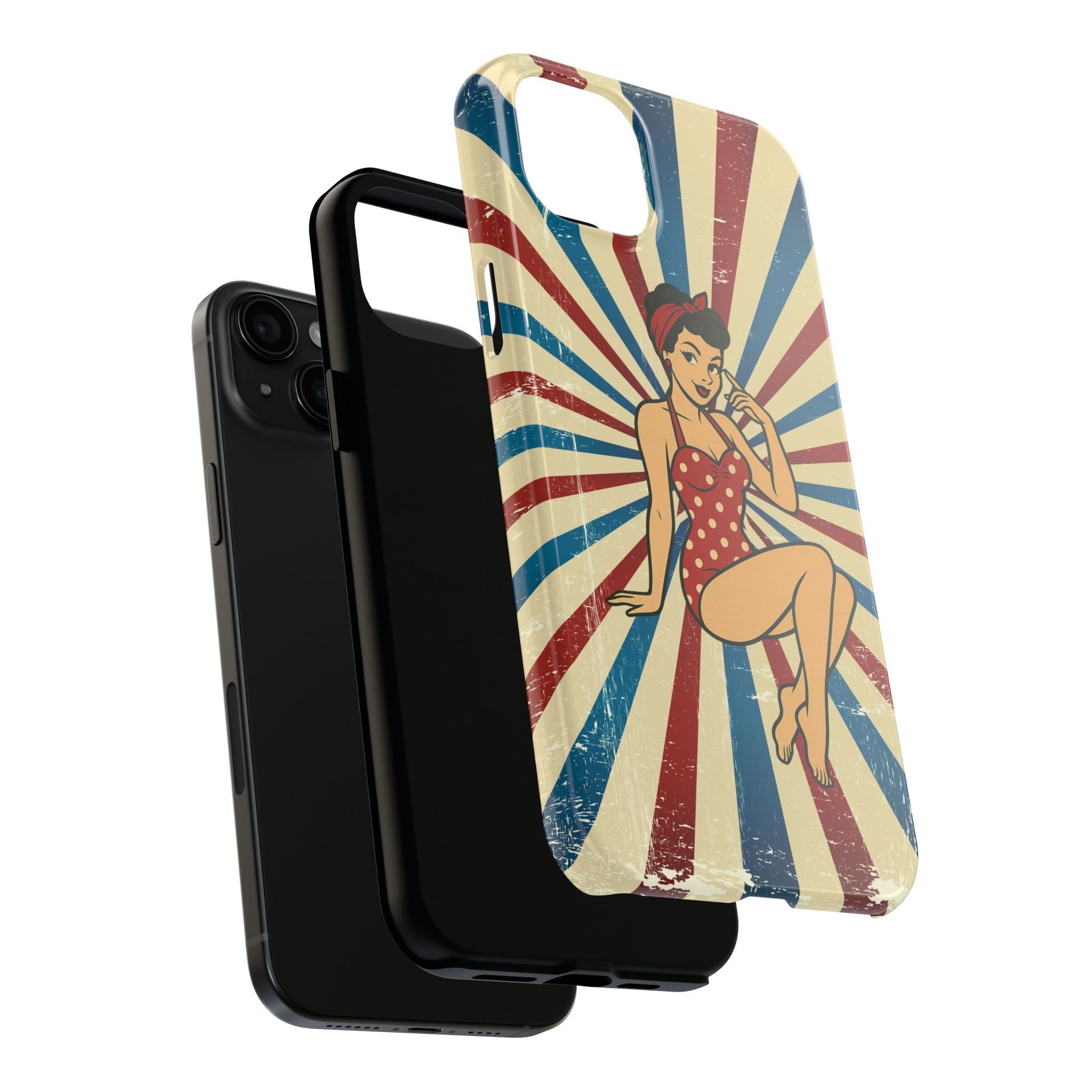 Atomic Pin-Up Tough Phone Case