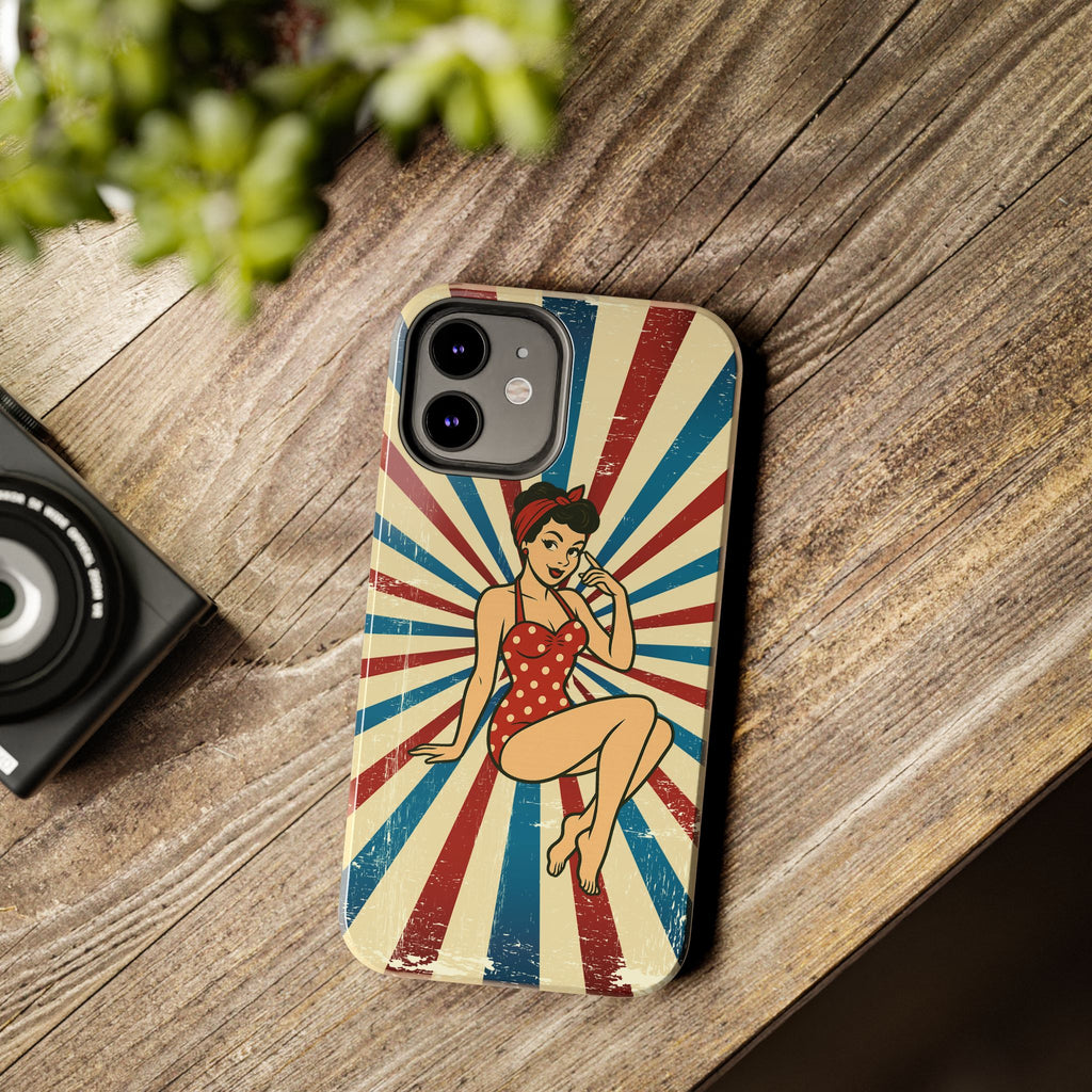 Atomic Pin-Up Tough Phone Case