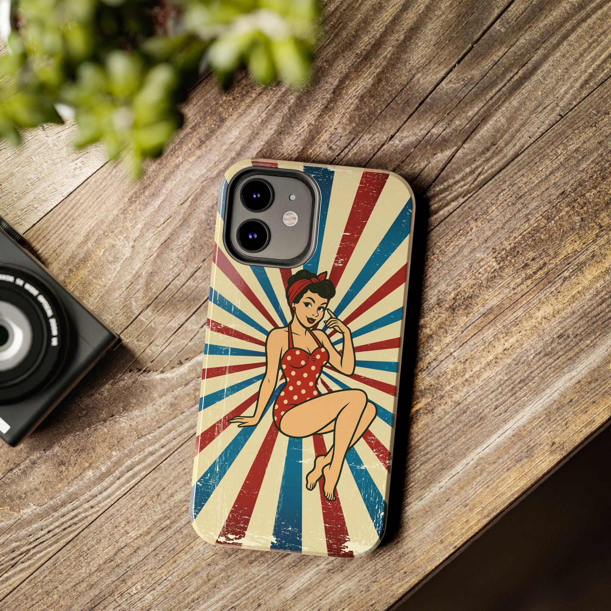Atomic Pin-Up Tough Phone Case