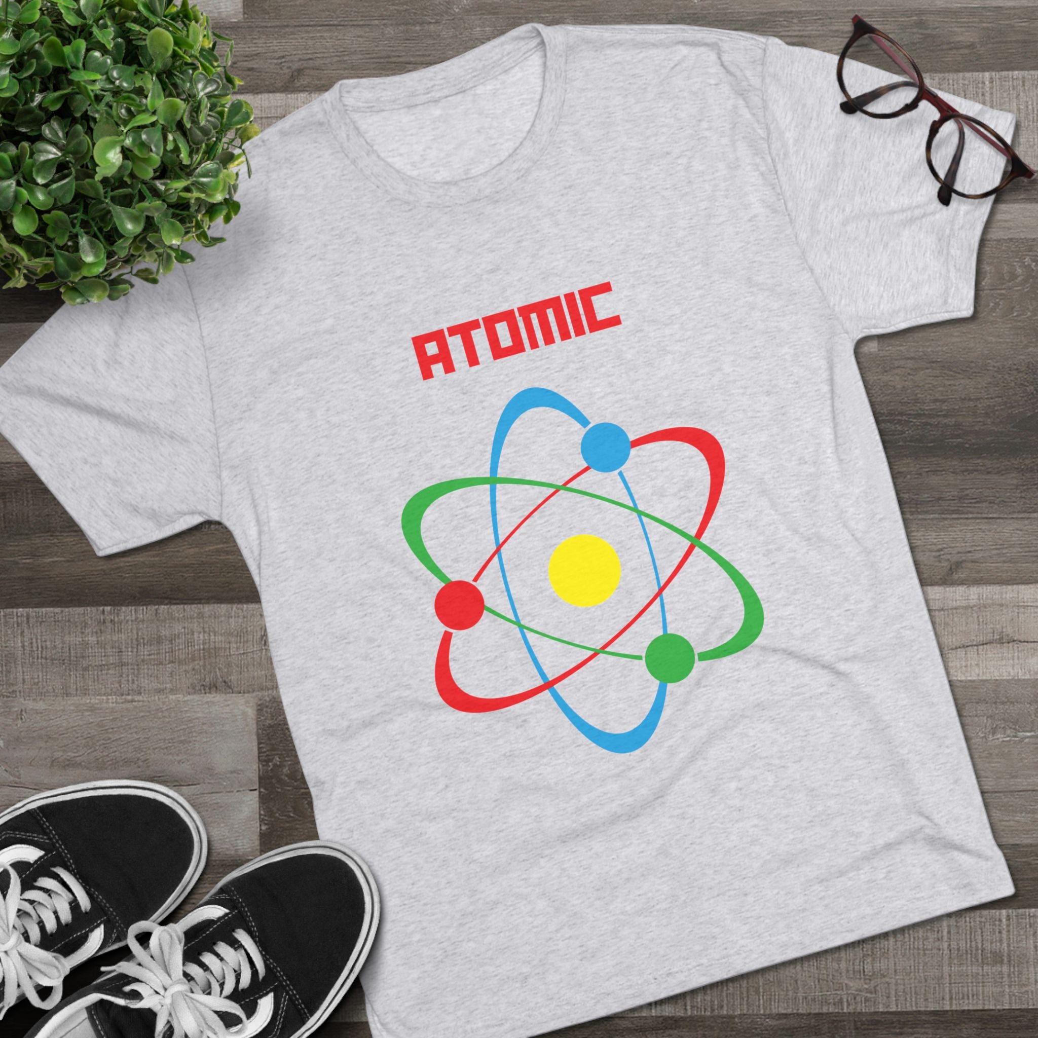 Atomic Science Unisex Tee, Fun Science Shirt, Nerdy Gift, STEM Apparel, Educational T-Shirt, Science Lover Outfit