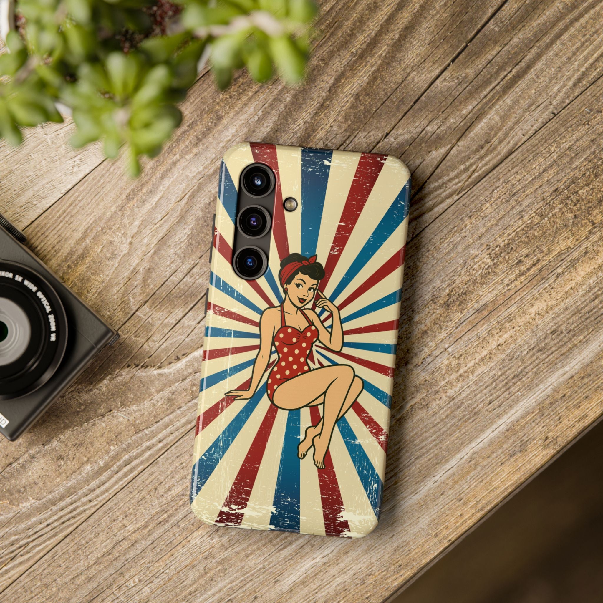 Atomic Pin-Up Tough Phone Case