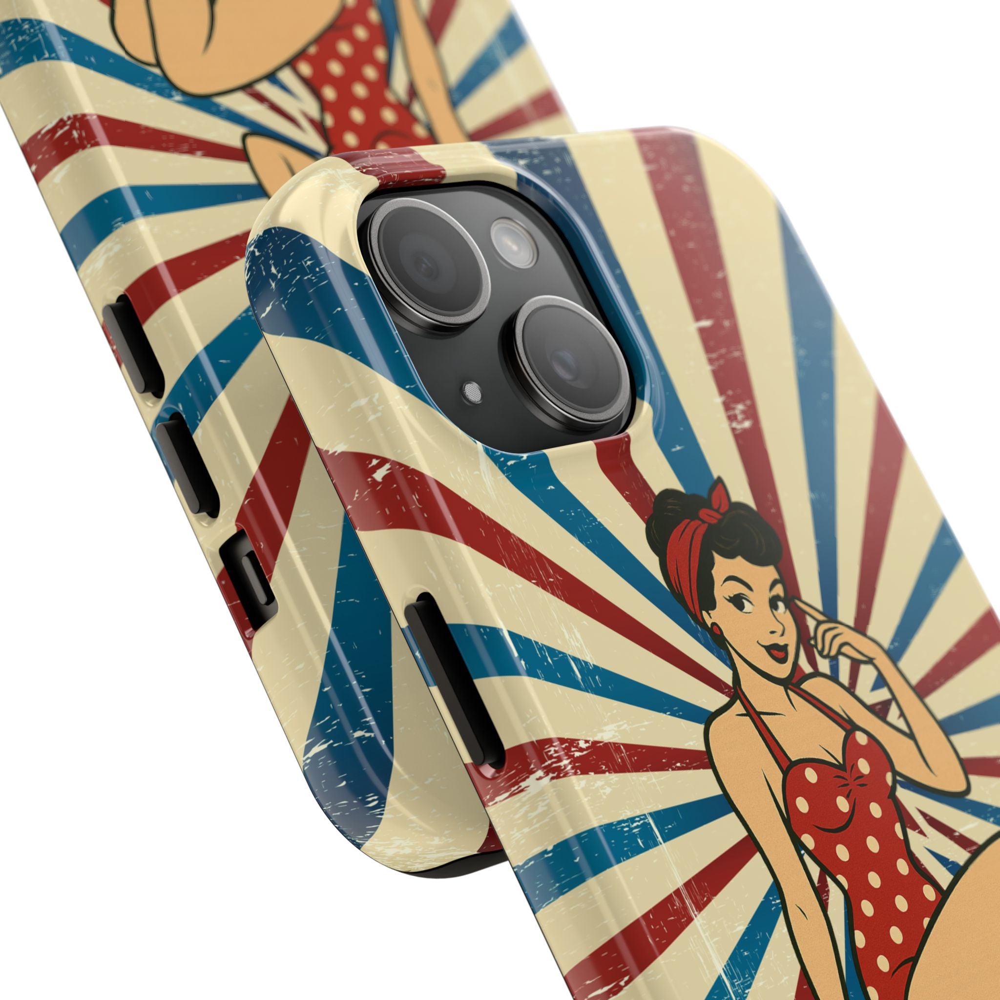 Atomic Pin-Up Tough Phone Case
