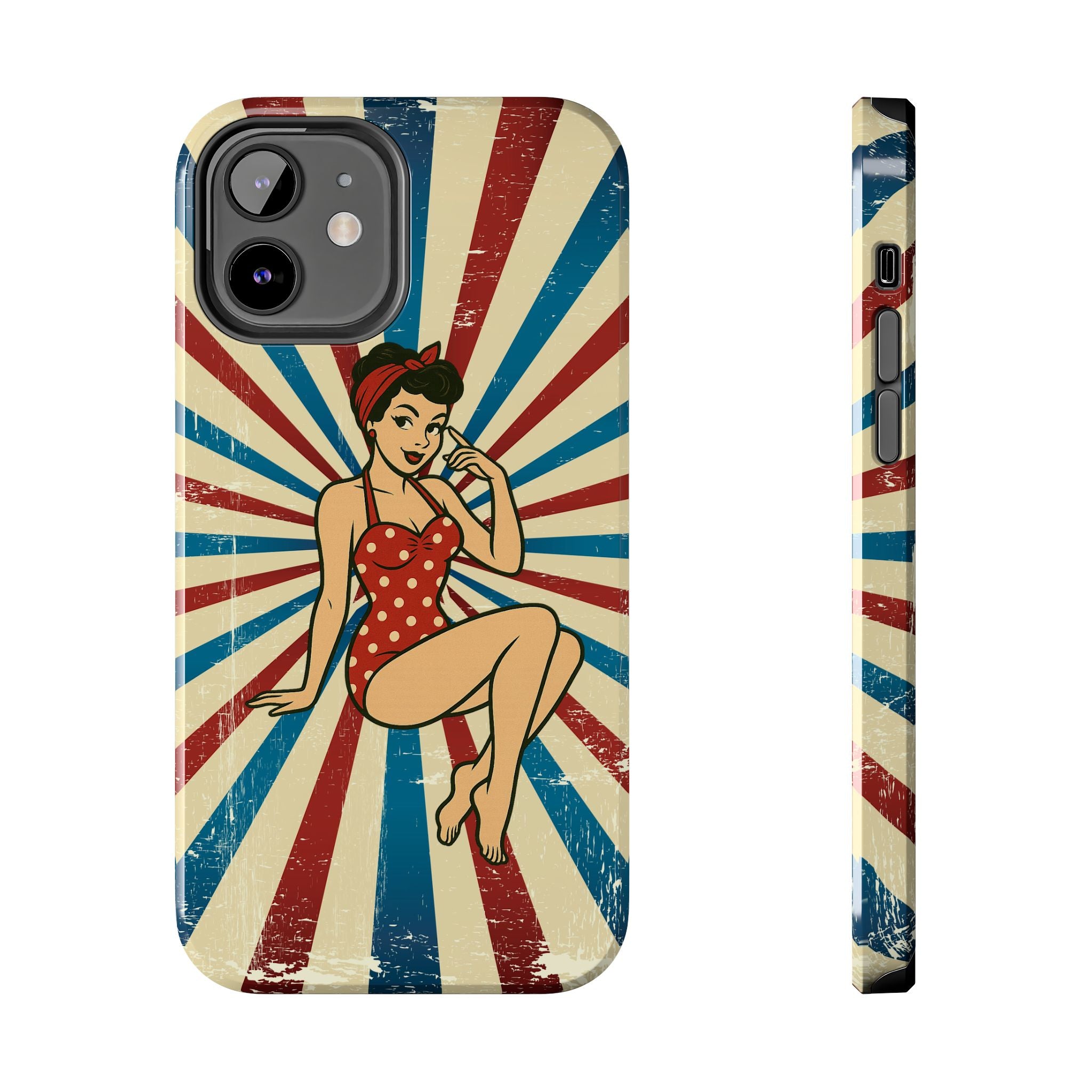 Atomic Pin-Up Tough Phone Case