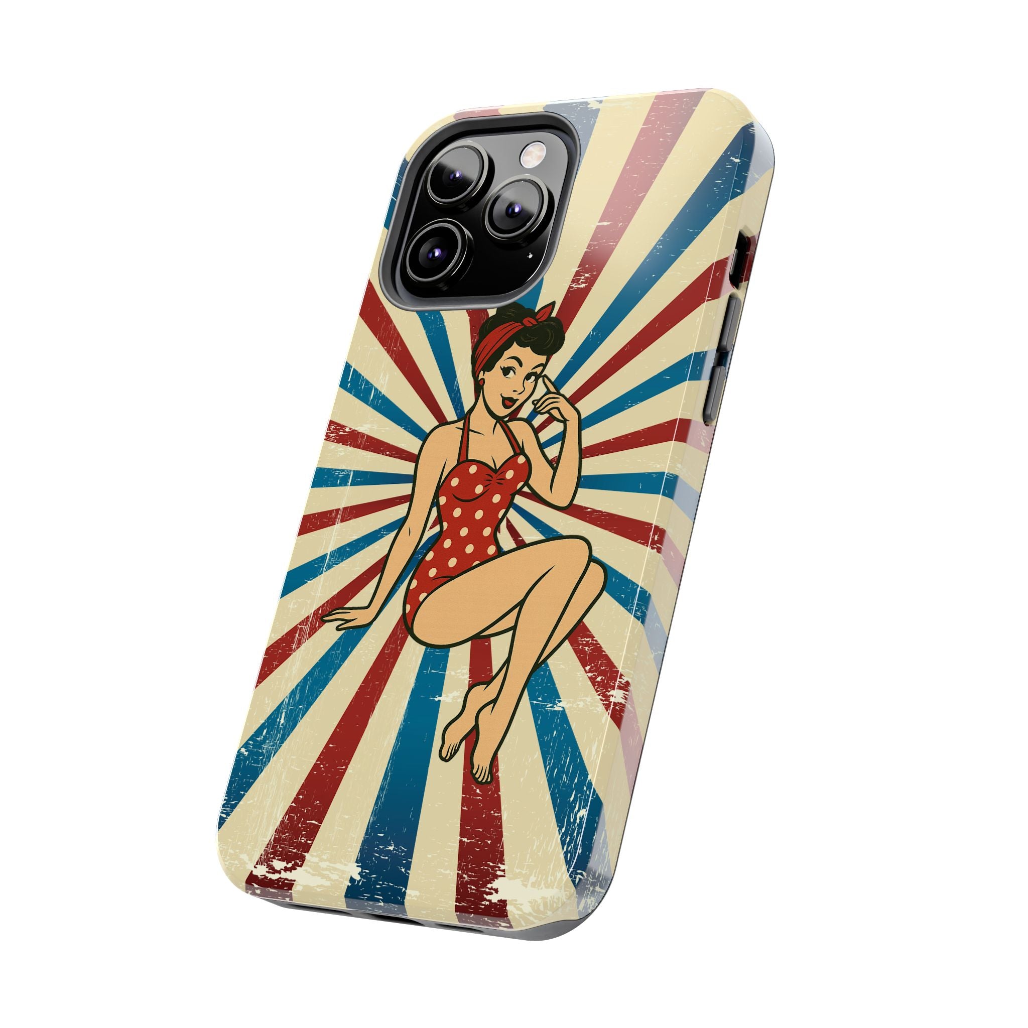 Atomic Pin-Up Tough Phone Case