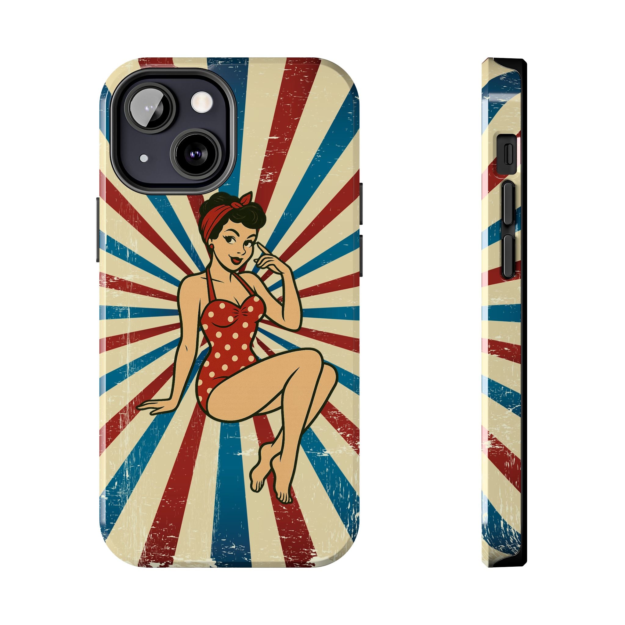 Atomic Pin-Up Tough Phone Case