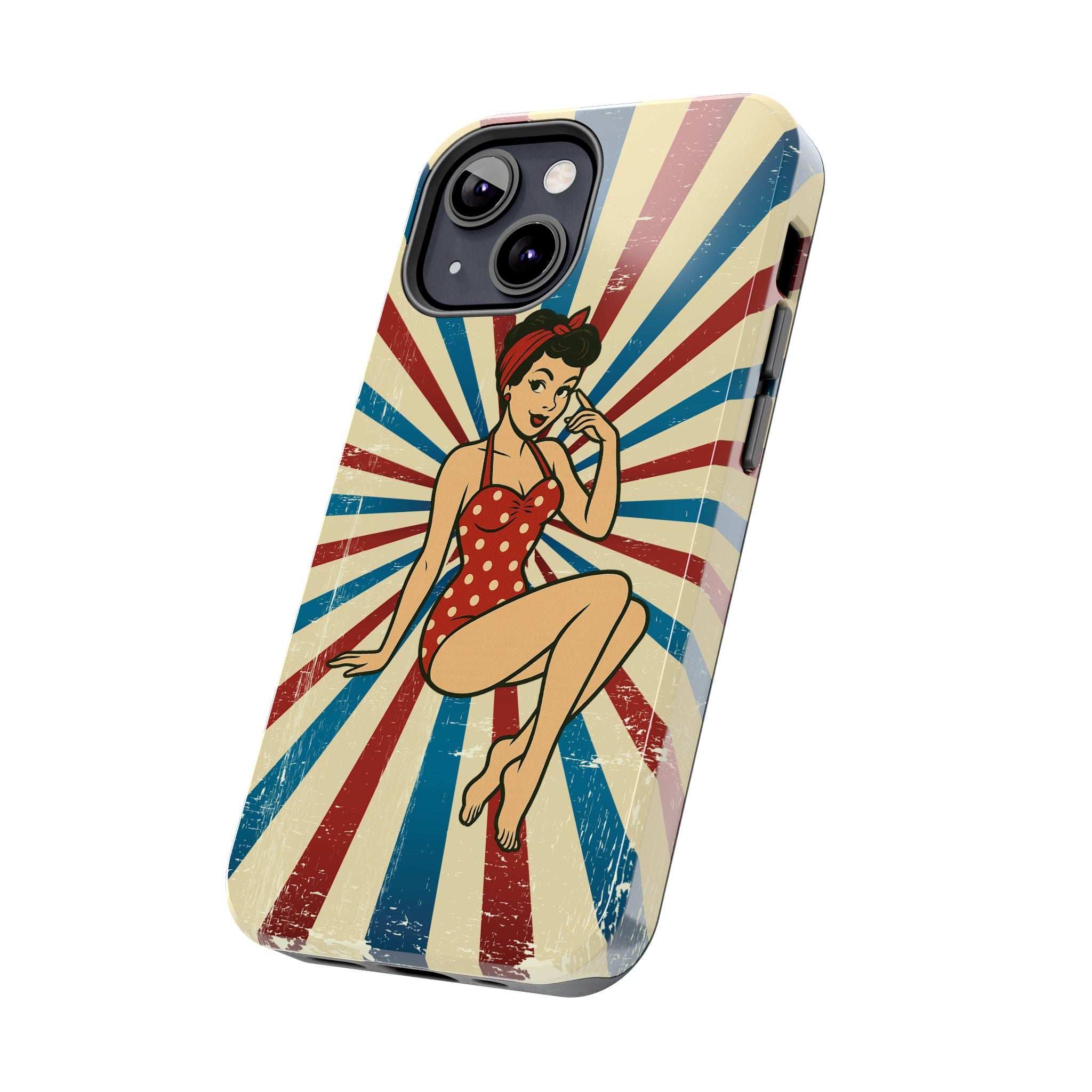 Atomic Pin-Up Tough Phone Case