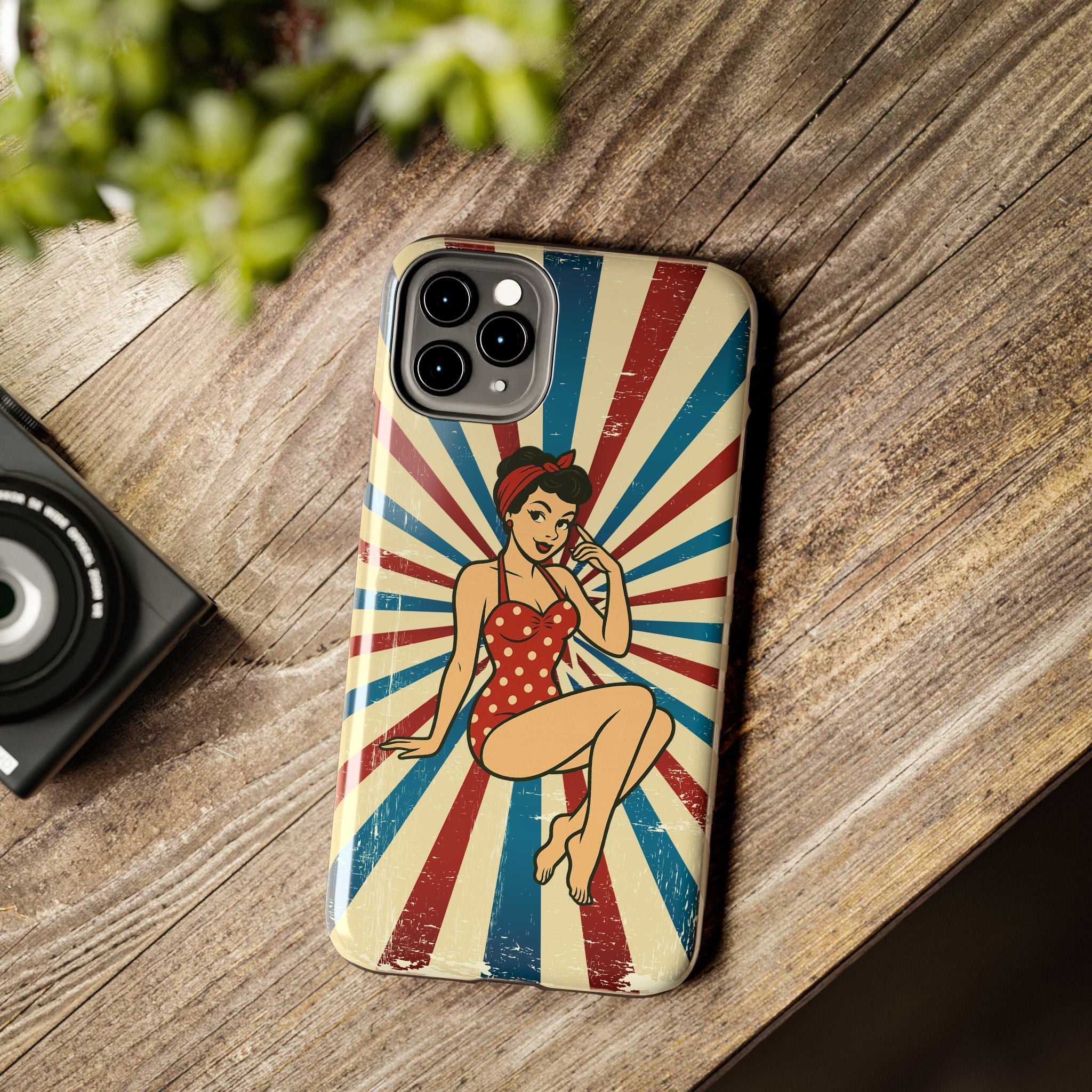 Atomic Pin-Up Tough Phone Case