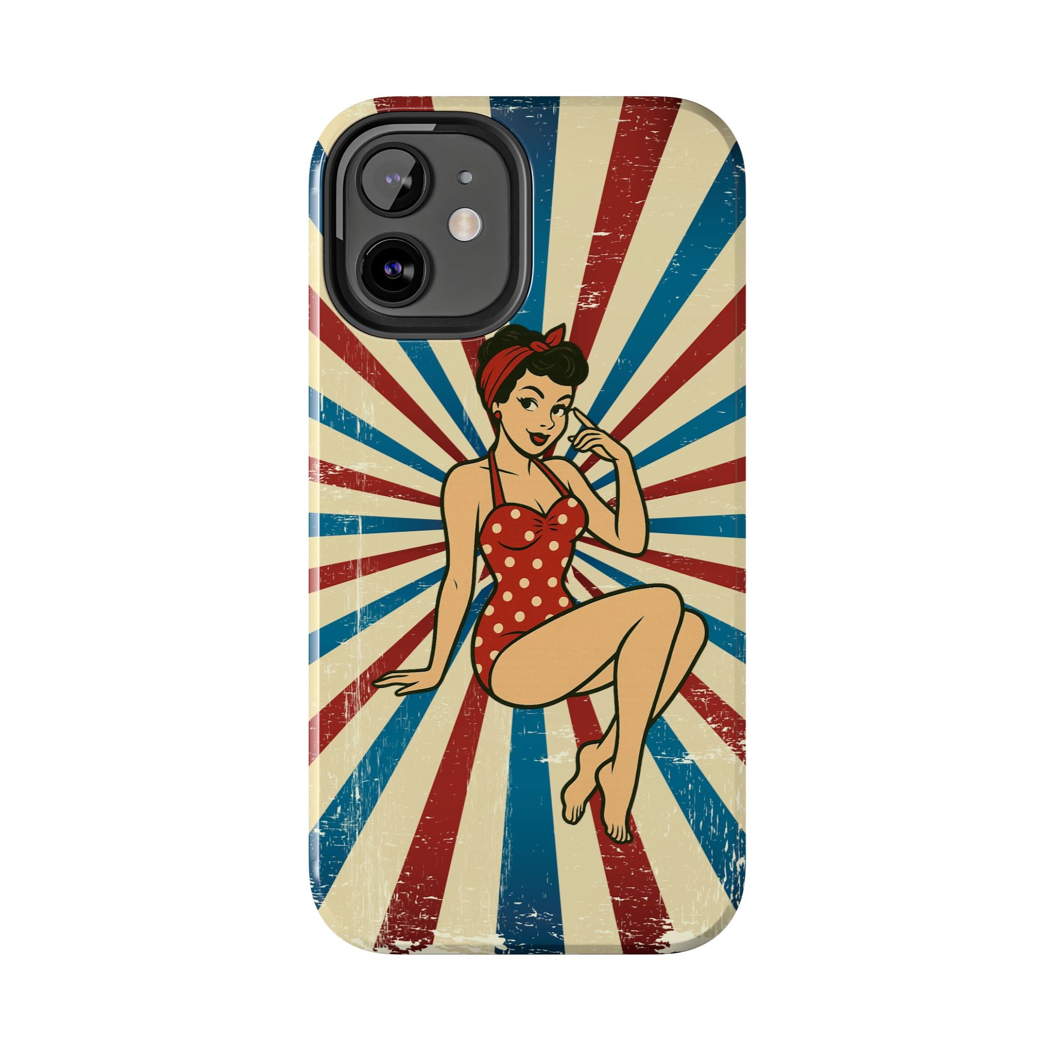 Atomic Pin-Up Tough Phone Case