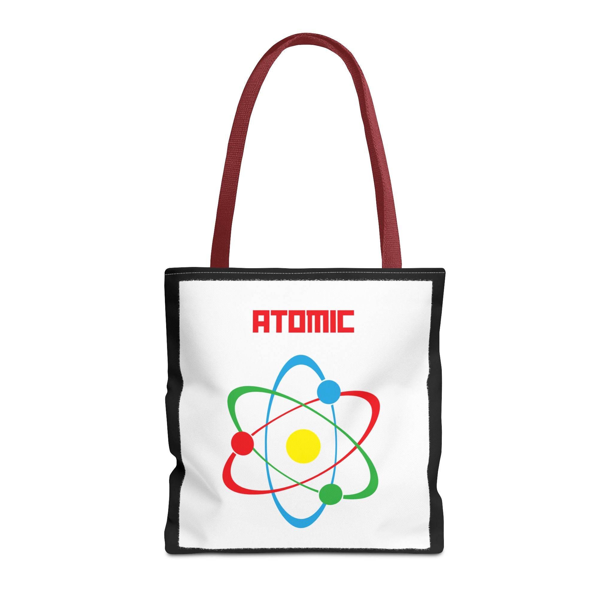 Atomic Science Tote Bag, Science Lover Gift, Educational Tote, Chemistry Bag, College Essentials, Eco-Friendly Shopping