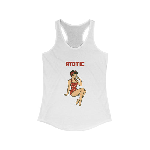 Atomic Pin-Up Style Women's Tank Top - Vintage, Retro Gift, Summer Apparel, Beach Wear, Cute Casual Top