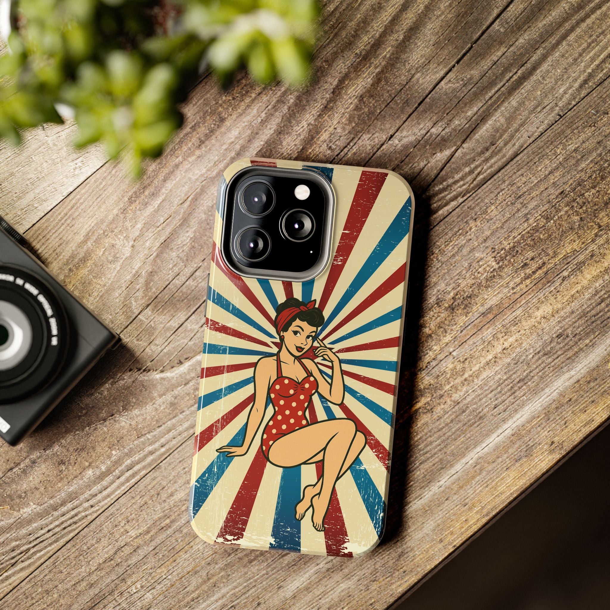 Atomic Pin-Up Tough Phone Case