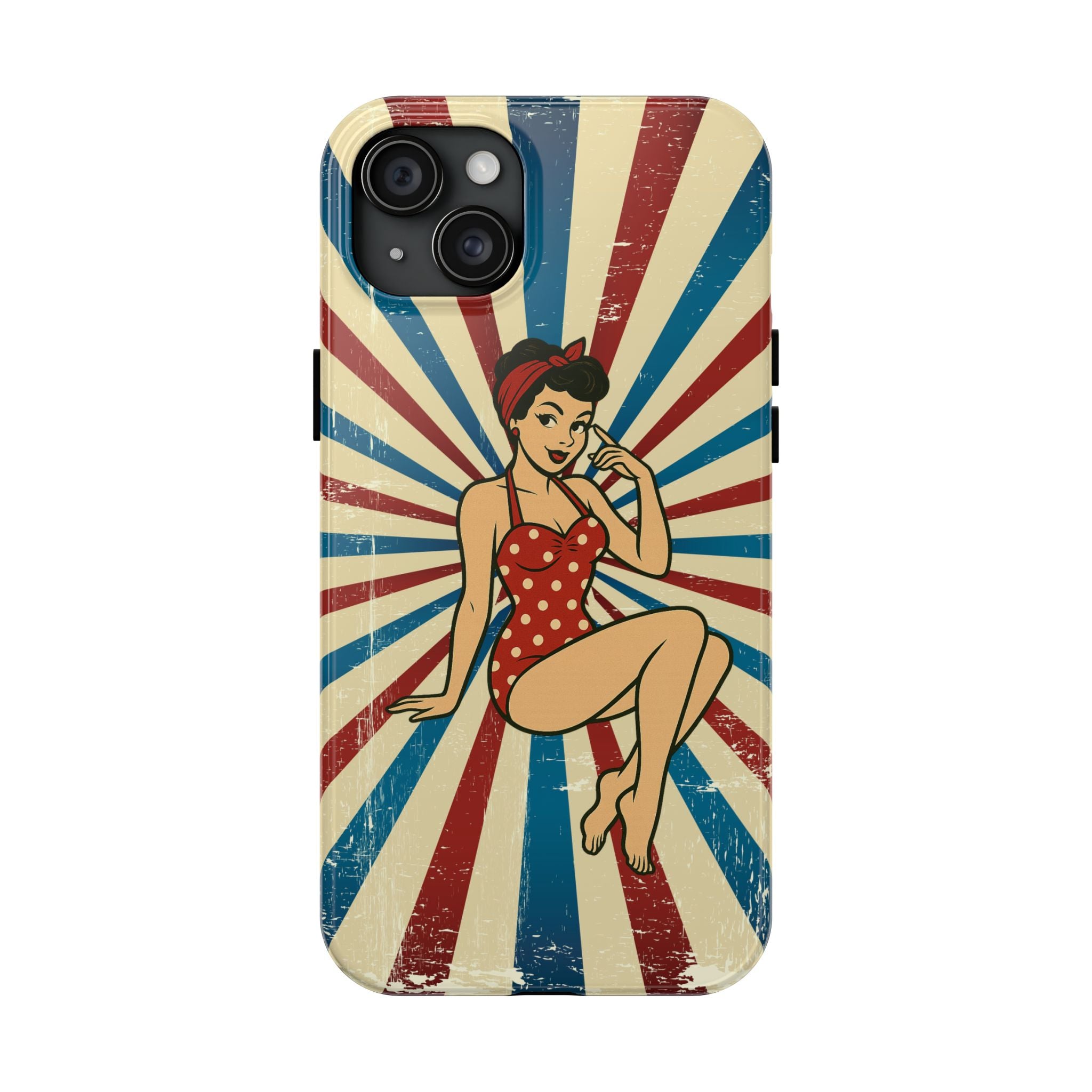 Atomic Pin-Up Tough Phone Case