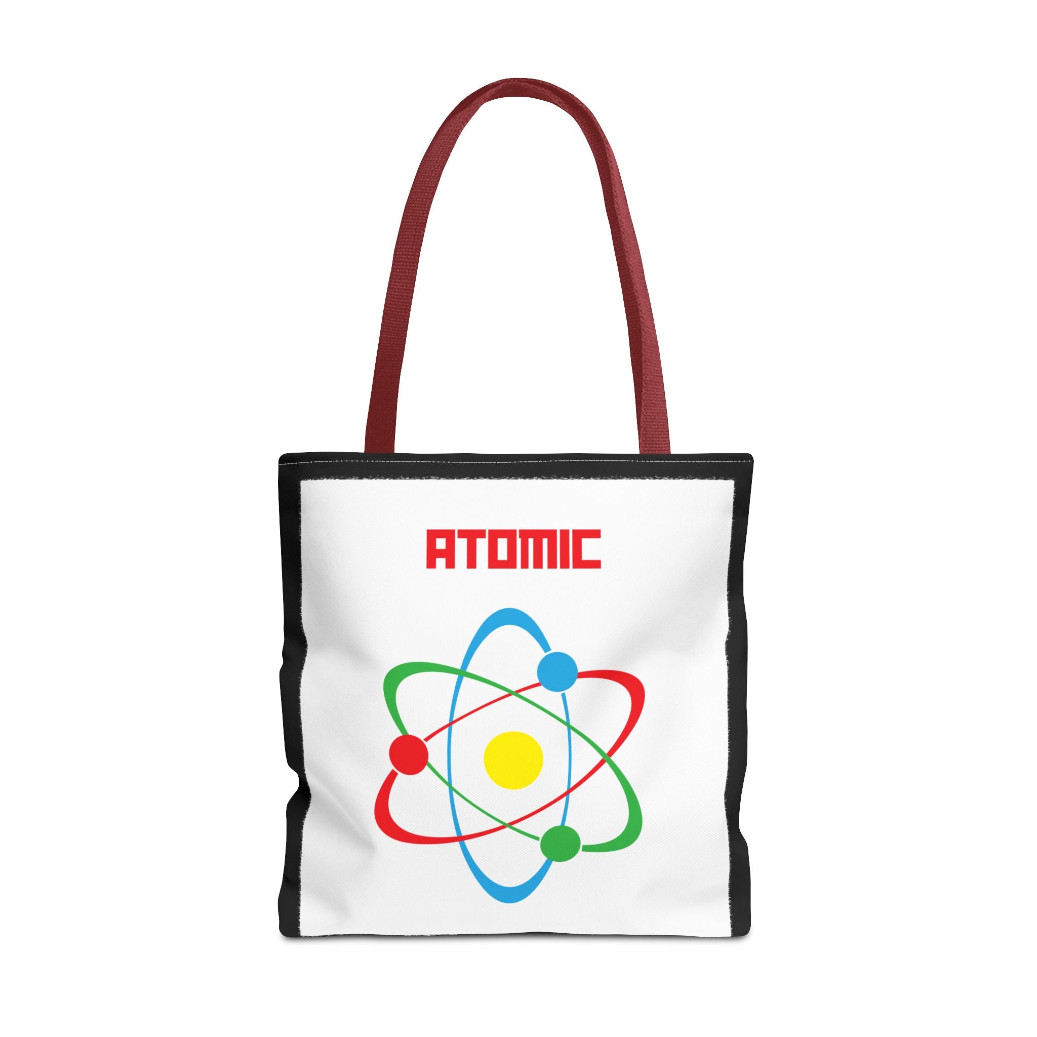 Atomic Science Tote Bag, Science Lover Gift, Educational Tote, Chemistry Bag, College Essentials, Eco-Friendly Shopping