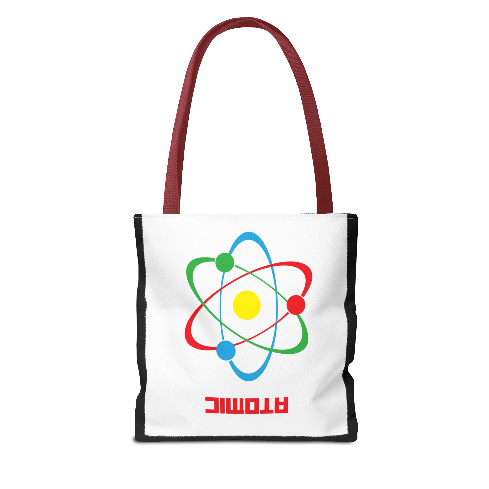 Atomic Science Tote Bag, Science Lover Gift, Educational Tote, Chemistry Bag, College Essentials, Eco-Friendly Shopping