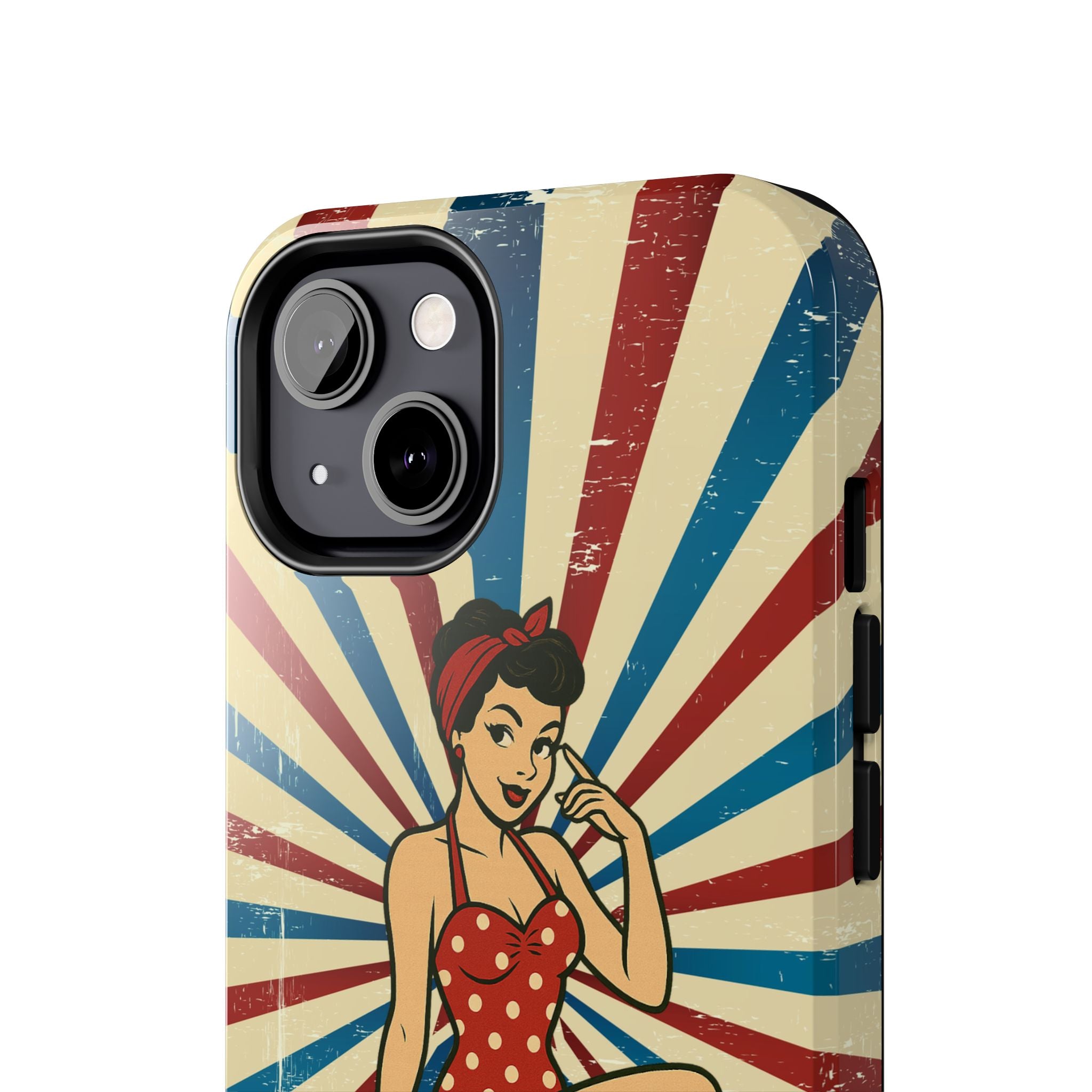Atomic Pin-Up Tough Phone Case