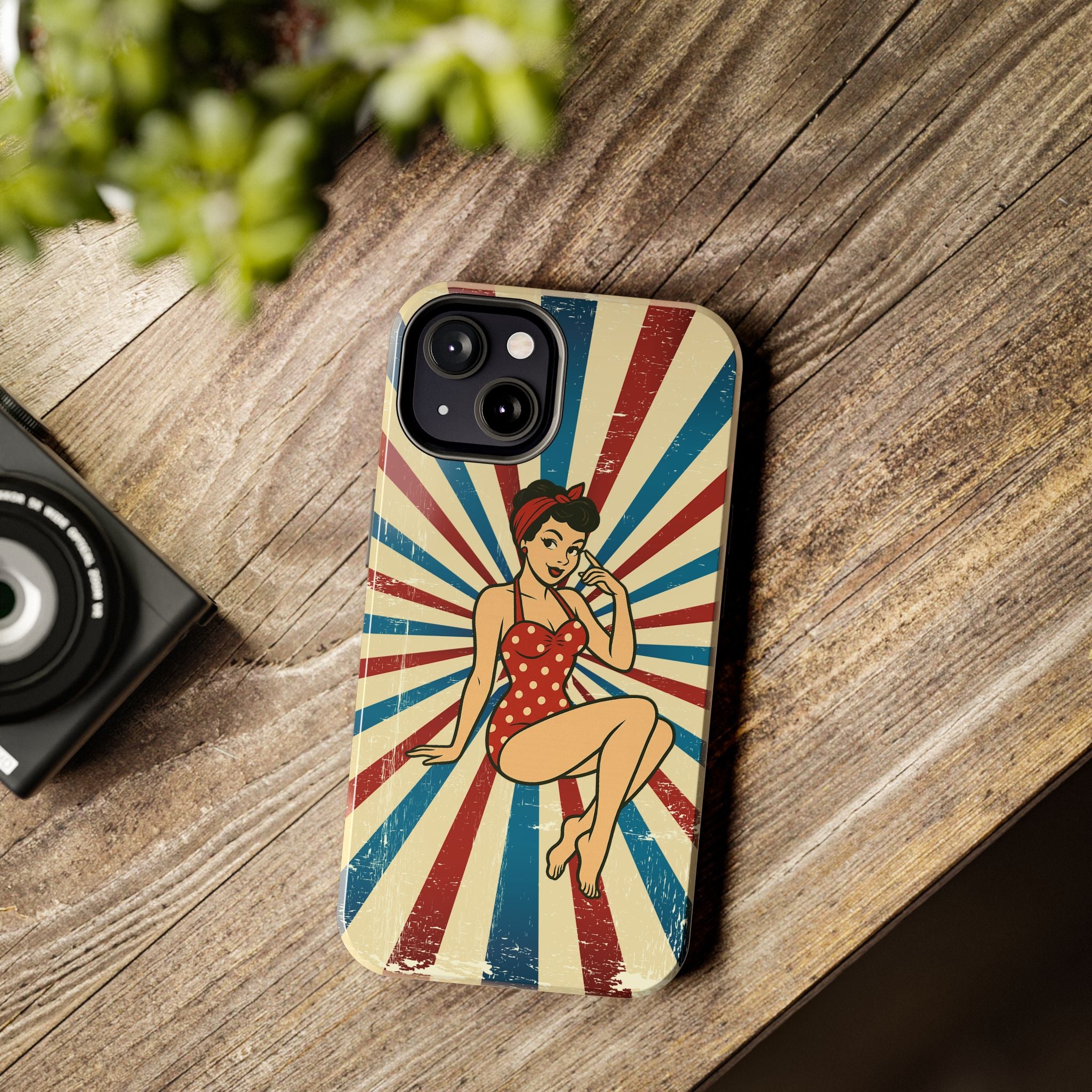 Atomic Pin-Up Tough Phone Case