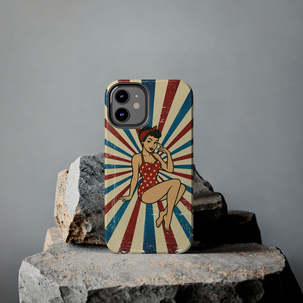 Atomic Pin-Up Tough Phone Case