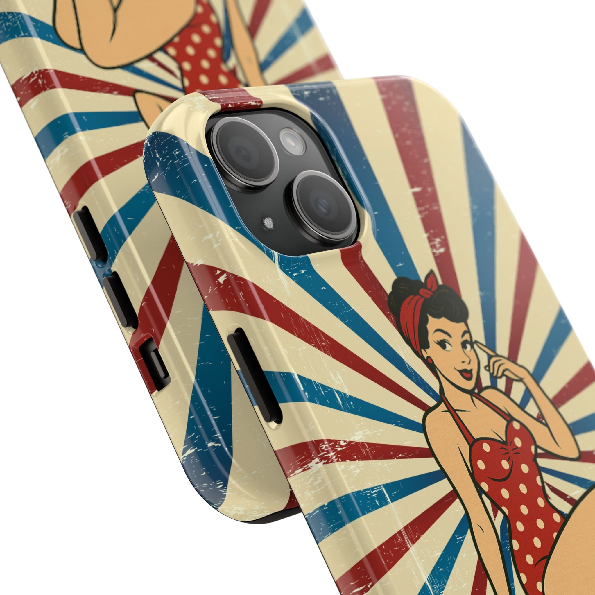Atomic Pin-Up Tough Phone Case