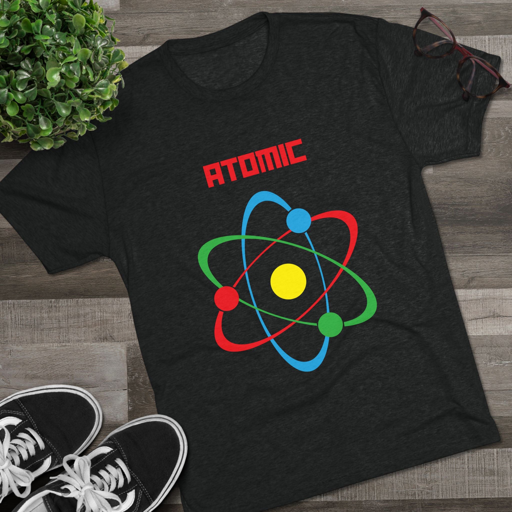Atomic Science Unisex Tee, Fun Science Shirt, Nerdy Gift, STEM Apparel, Educational T-Shirt, Science Lover Outfit