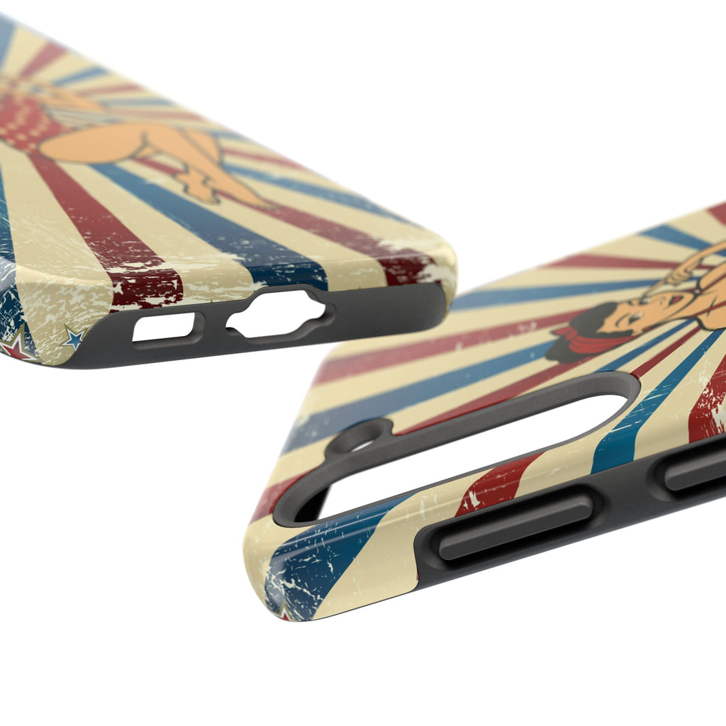 Atomic Pin-Up Tough Phone Case
