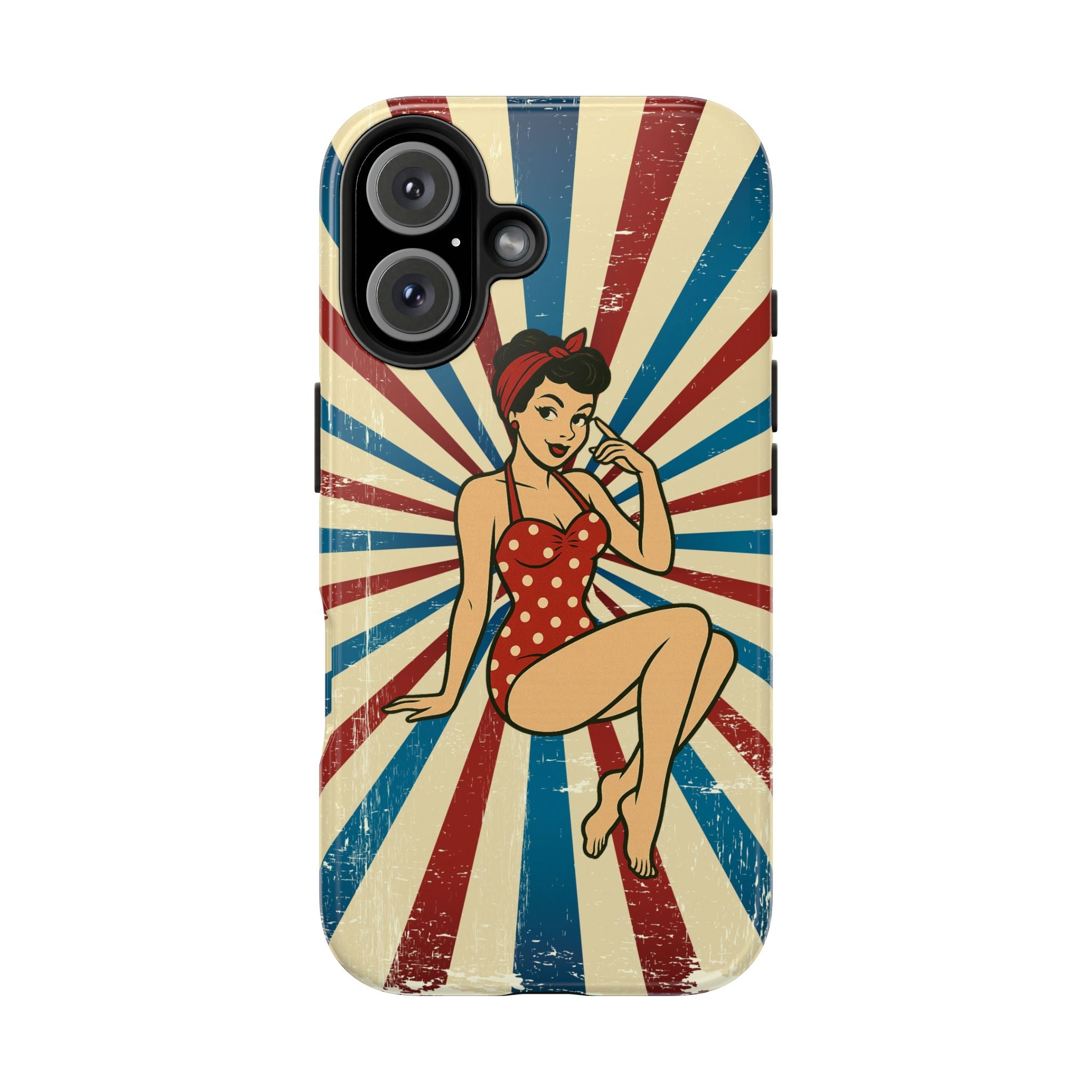 Atomic Pin-Up Tough Phone Case