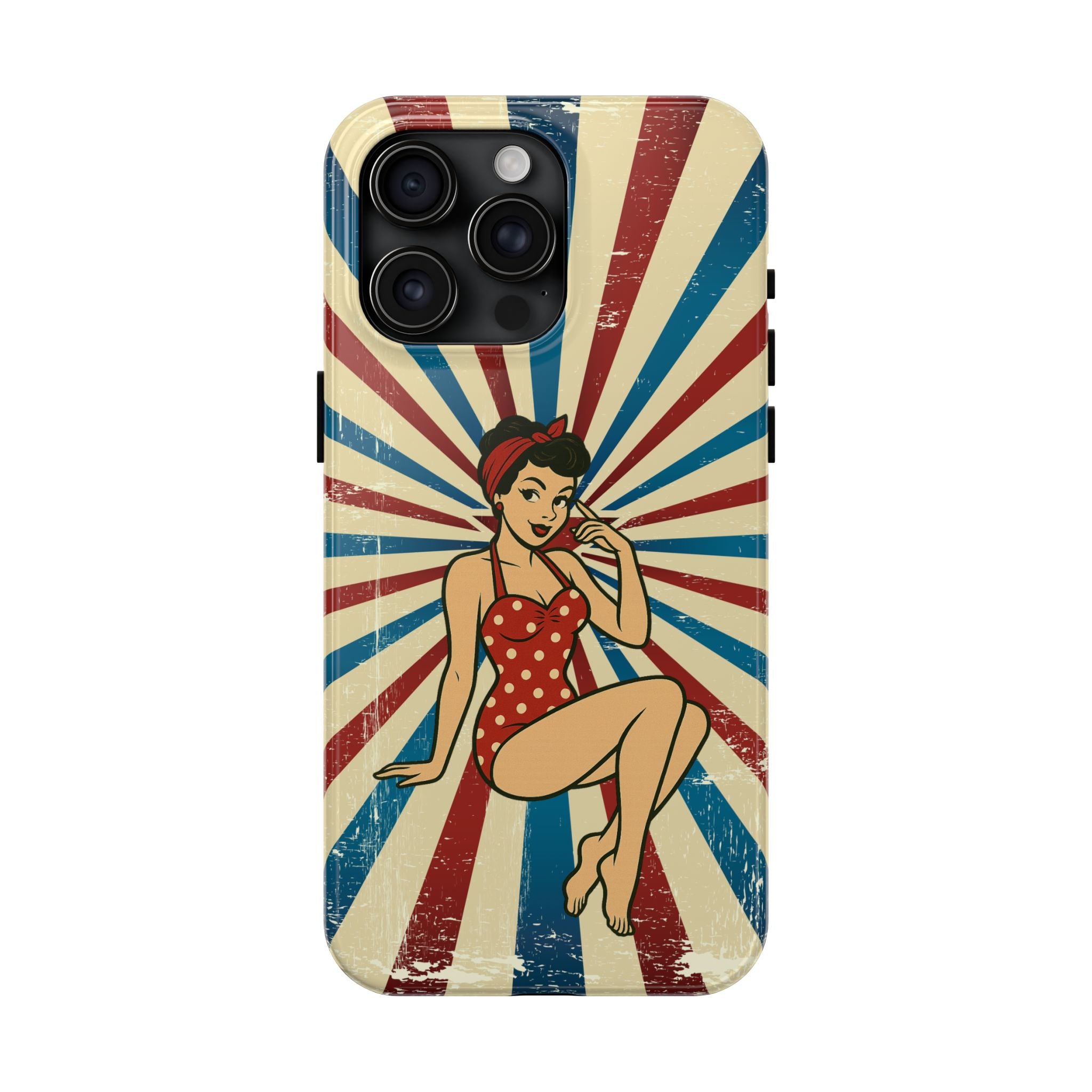 Atomic Pin-Up Tough Phone Case
