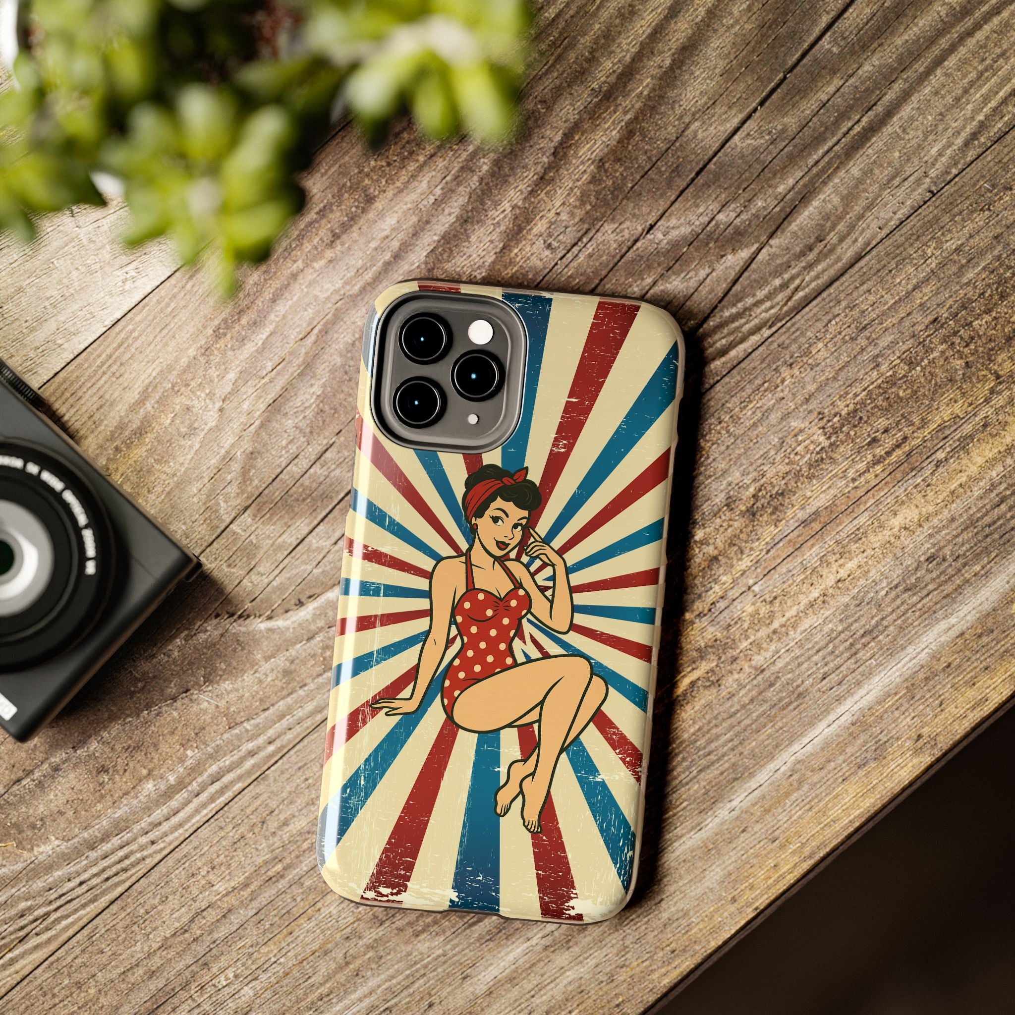 Atomic Pin-Up Tough Phone Case