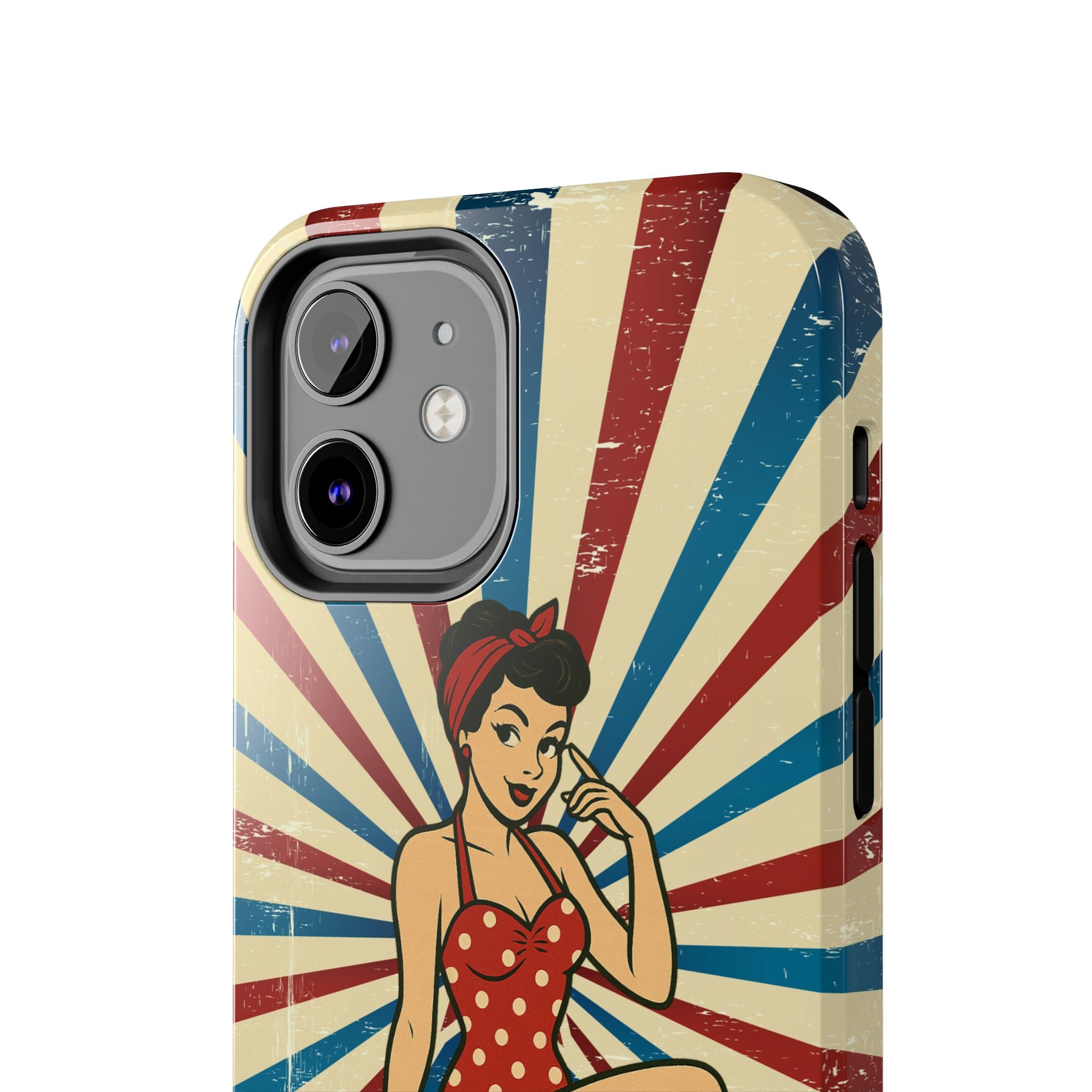 Atomic Pin-Up Tough Phone Case