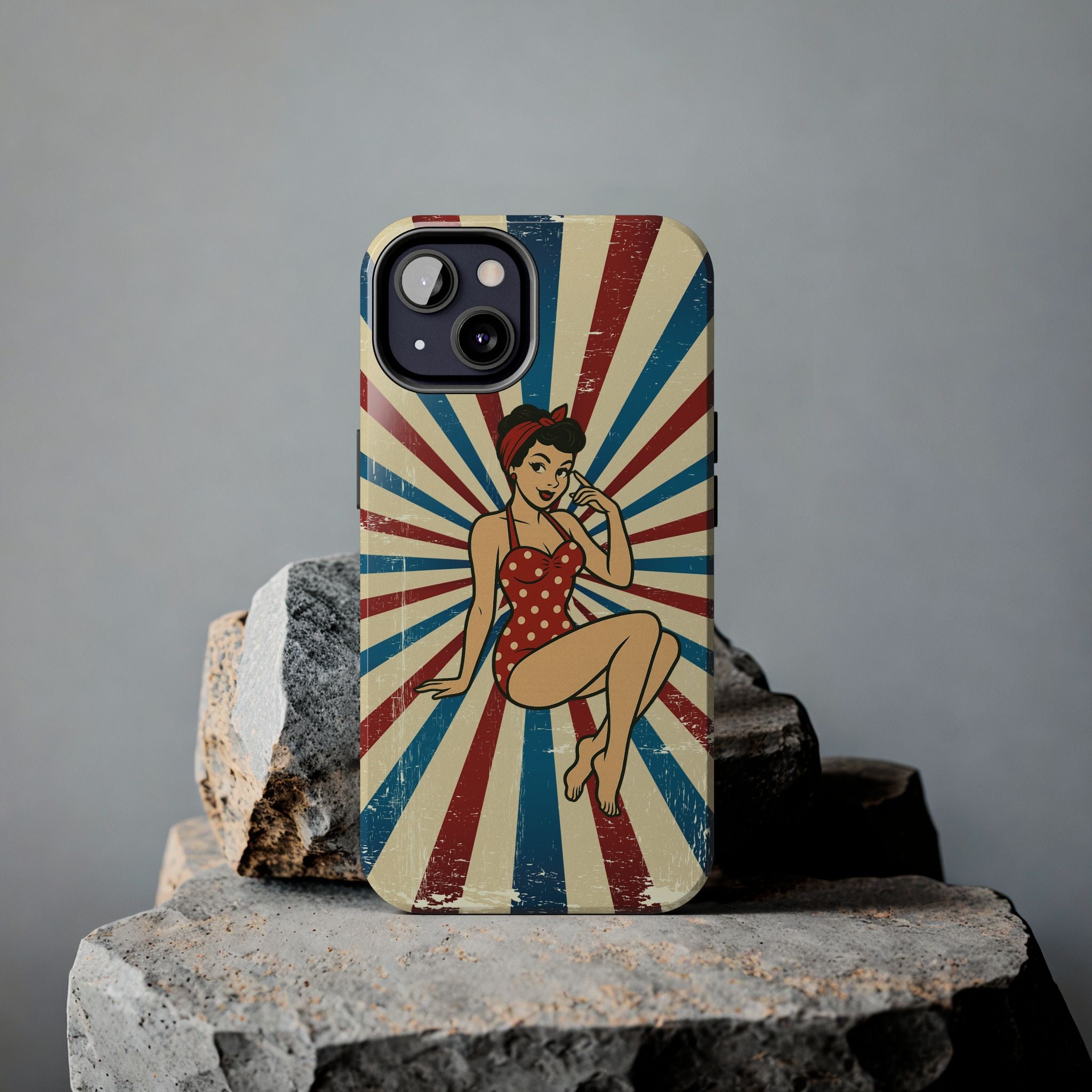 Atomic Pin-Up Tough Phone Case