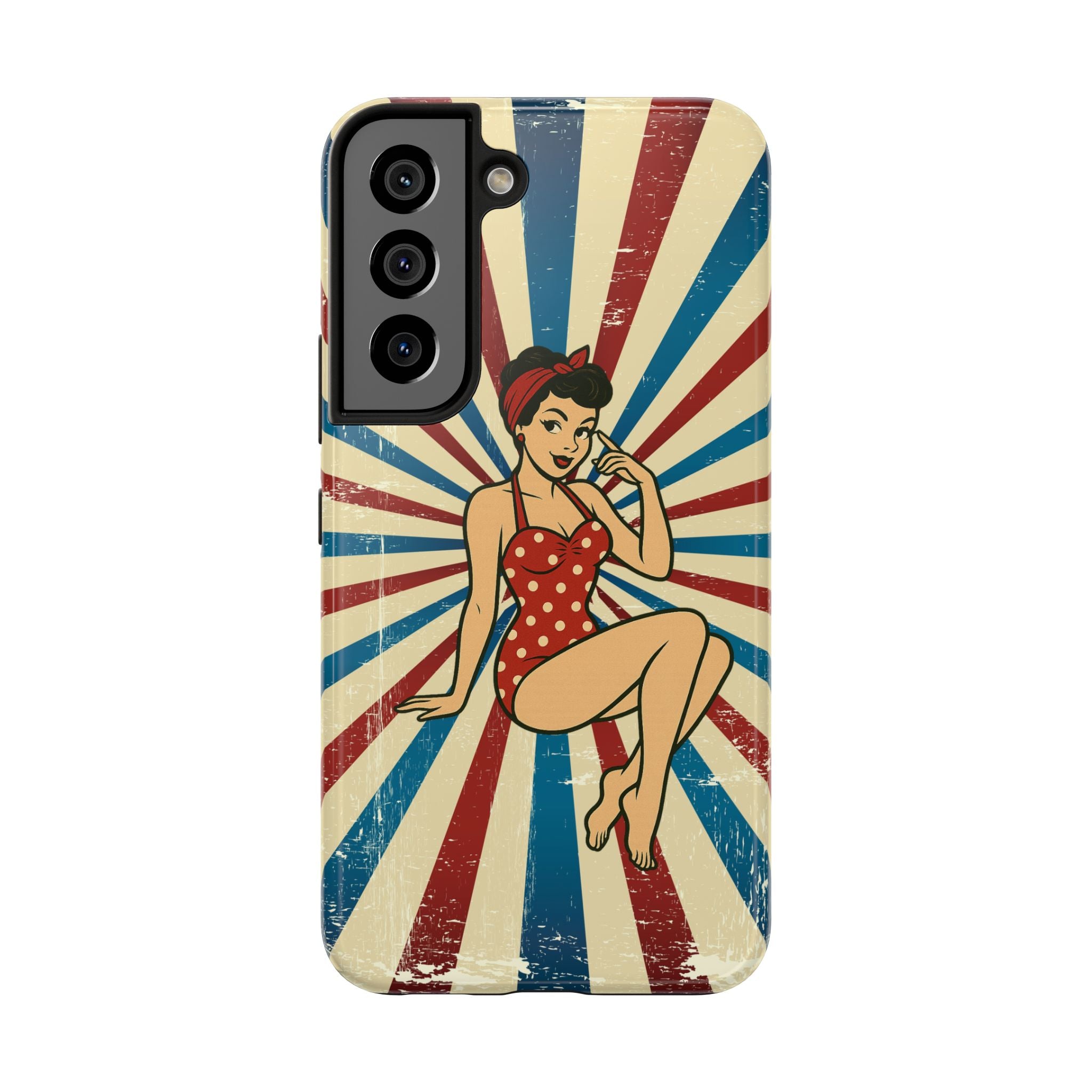 Atomic Pin-Up Tough Phone Case