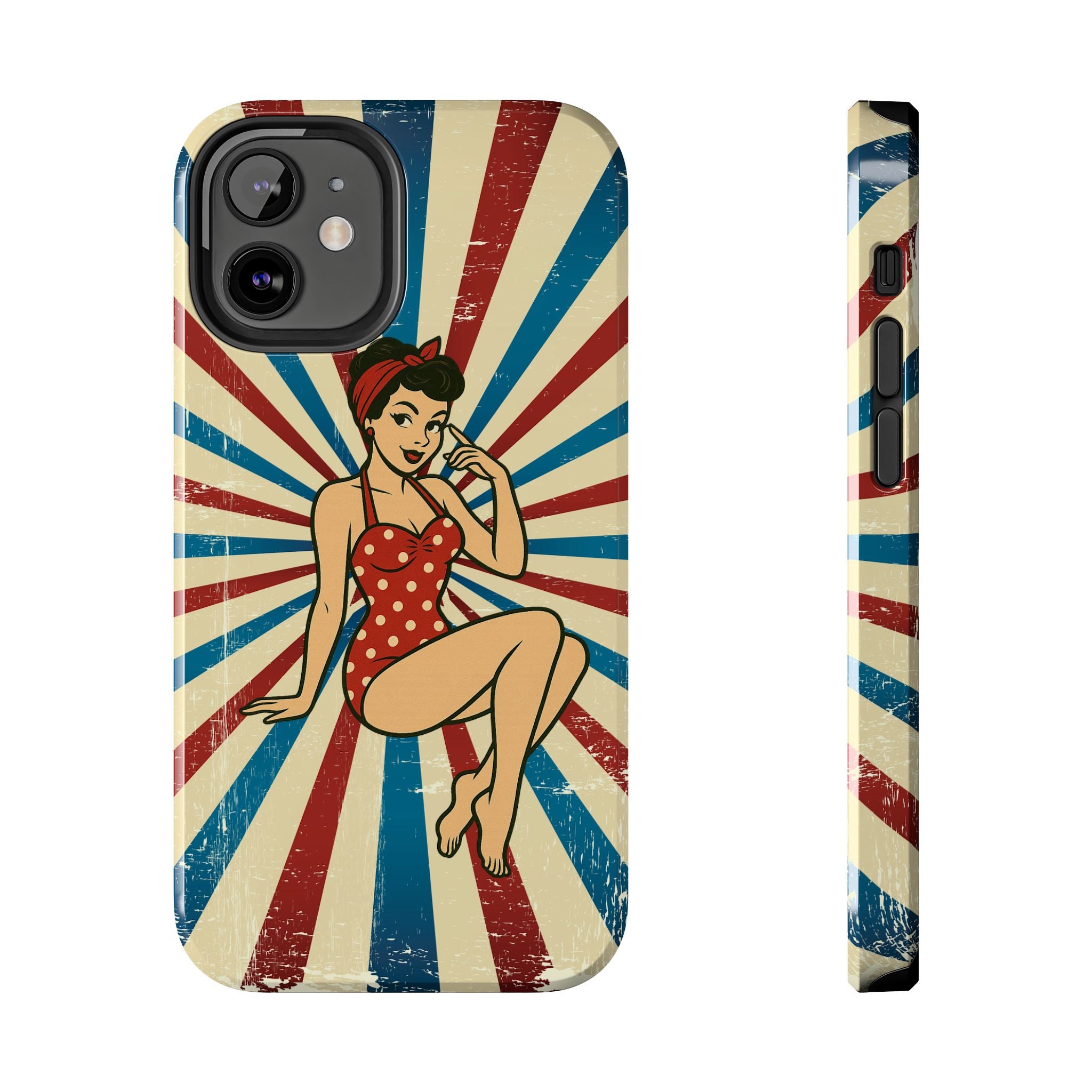 Atomic Pin-Up Tough Phone Case
