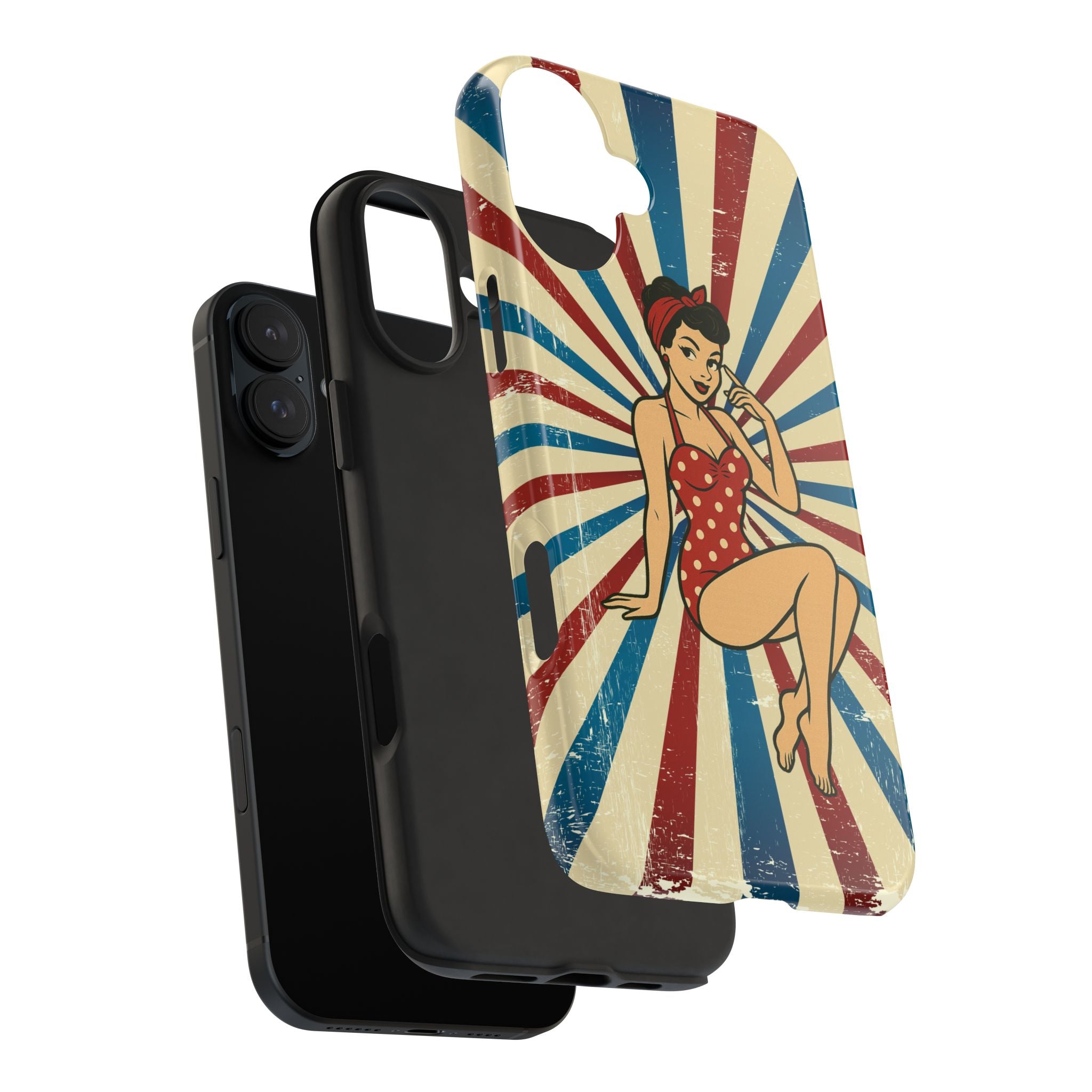 Atomic Pin-Up Tough Phone Case