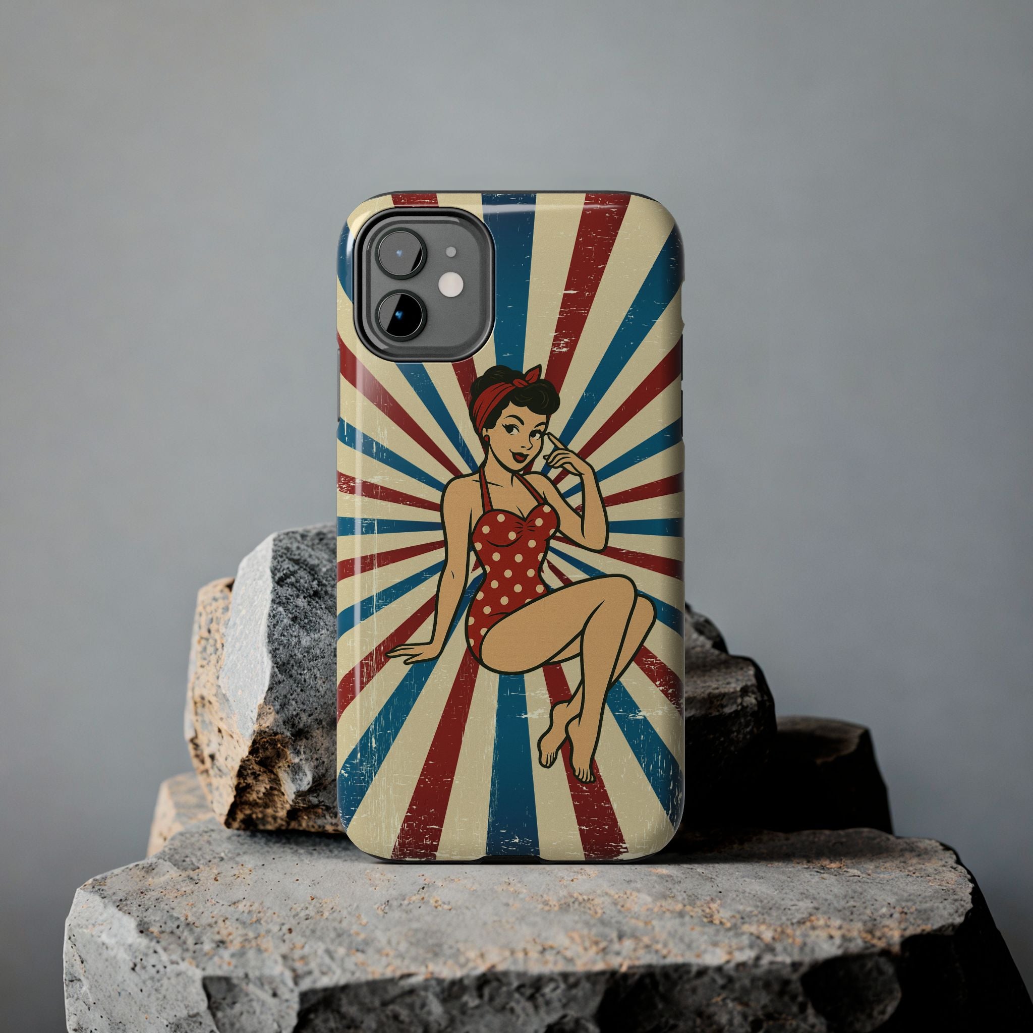 Atomic Pin-Up Tough Phone Case