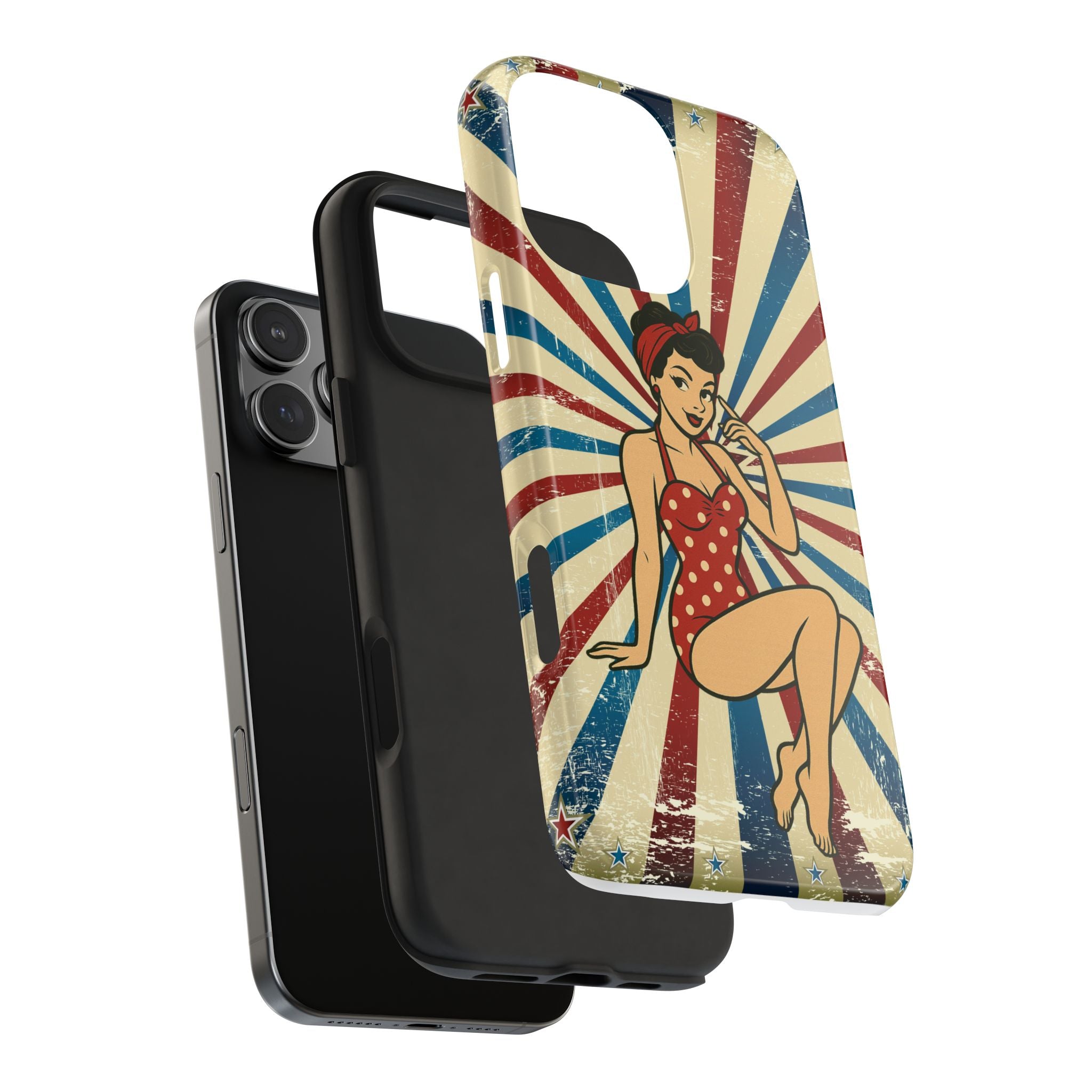 Atomic Pin-Up Tough Phone Case