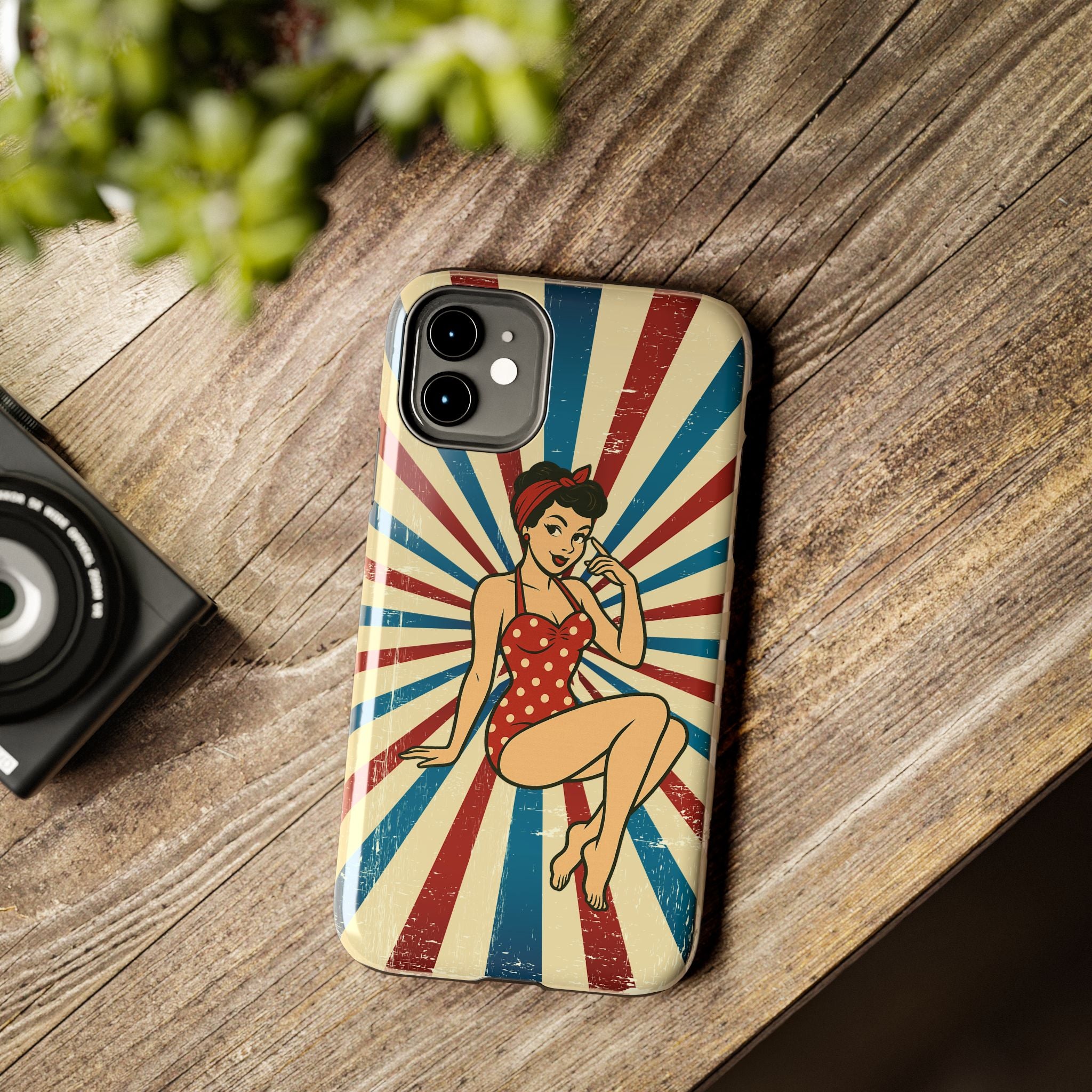 Atomic Pin-Up Tough Phone Case