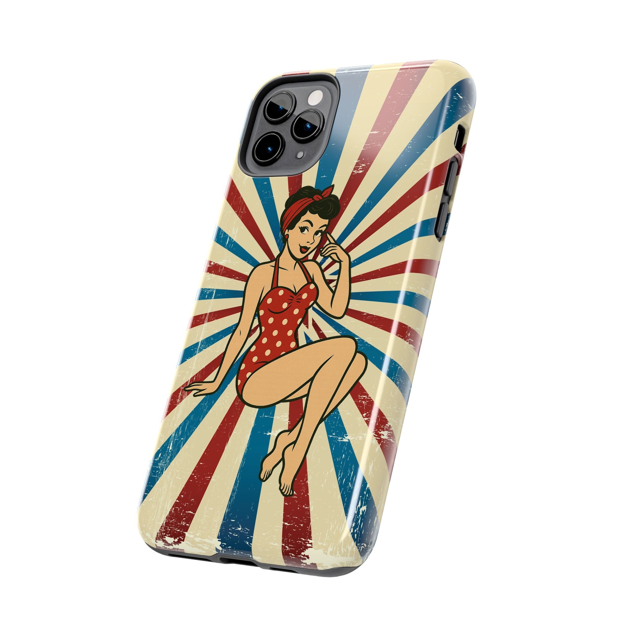 Atomic Pin-Up Tough Phone Case