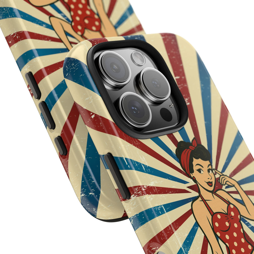 Atomic Pin-Up Tough Phone Case