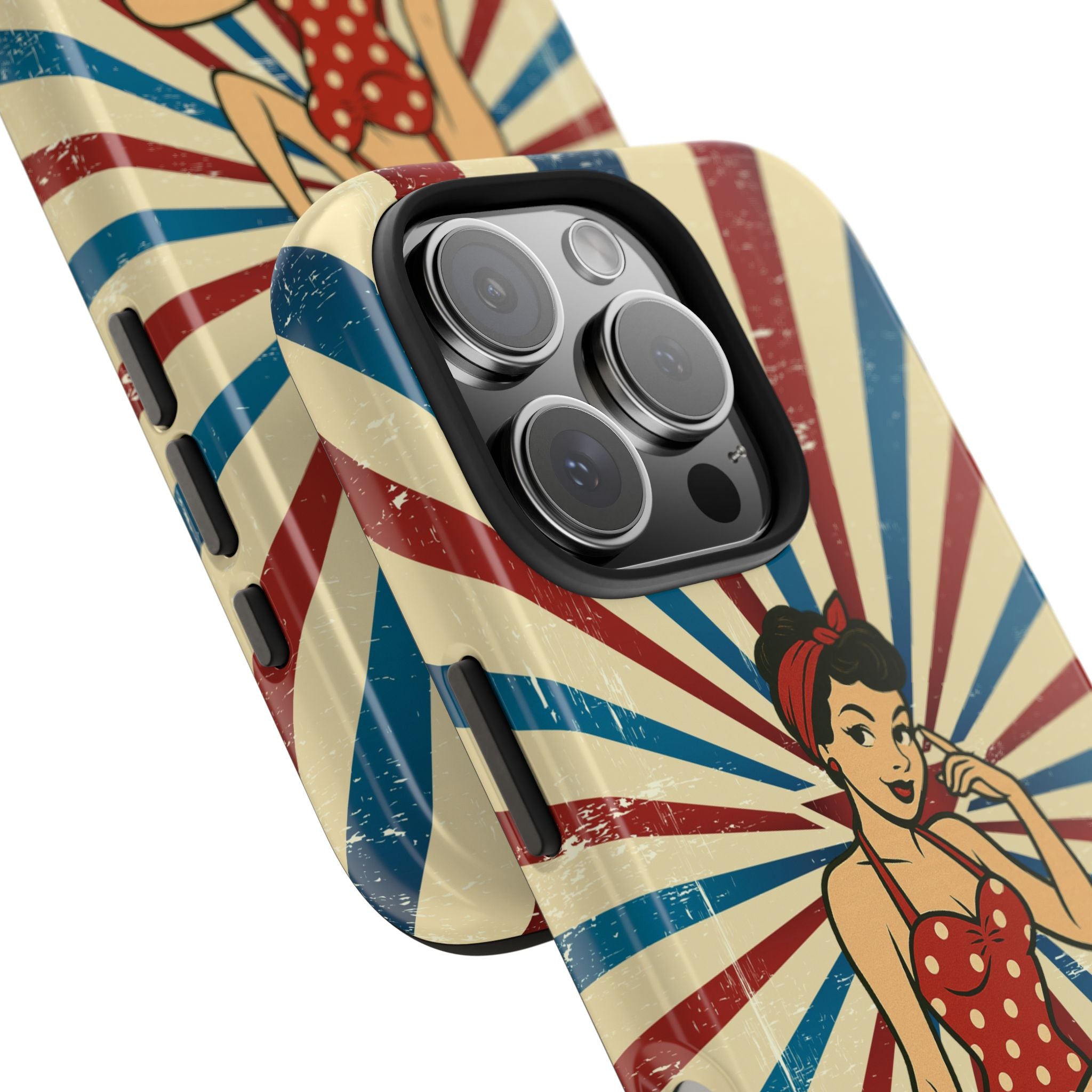 Atomic Pin-Up Tough Phone Case
