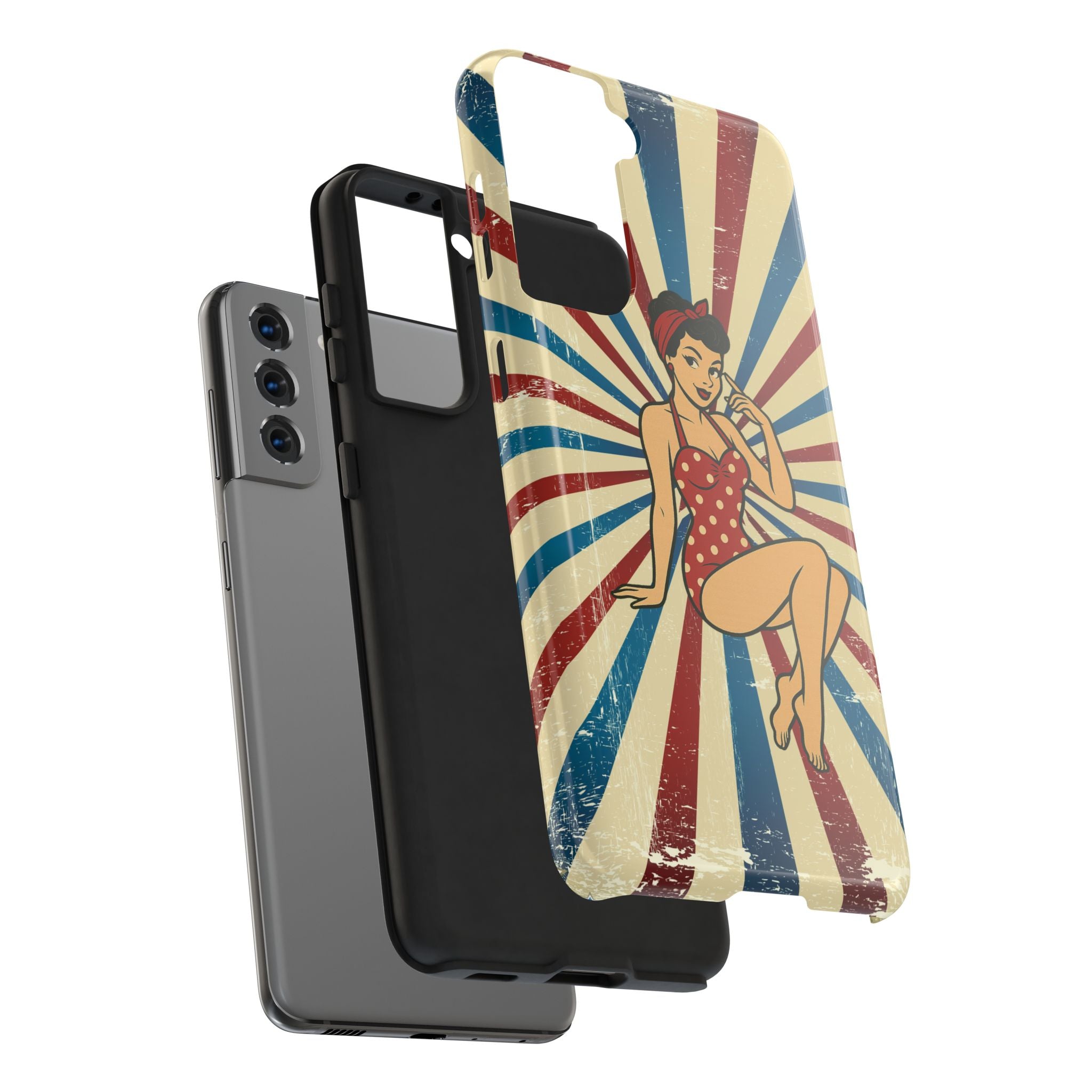 Atomic Pin-Up Tough Phone Case