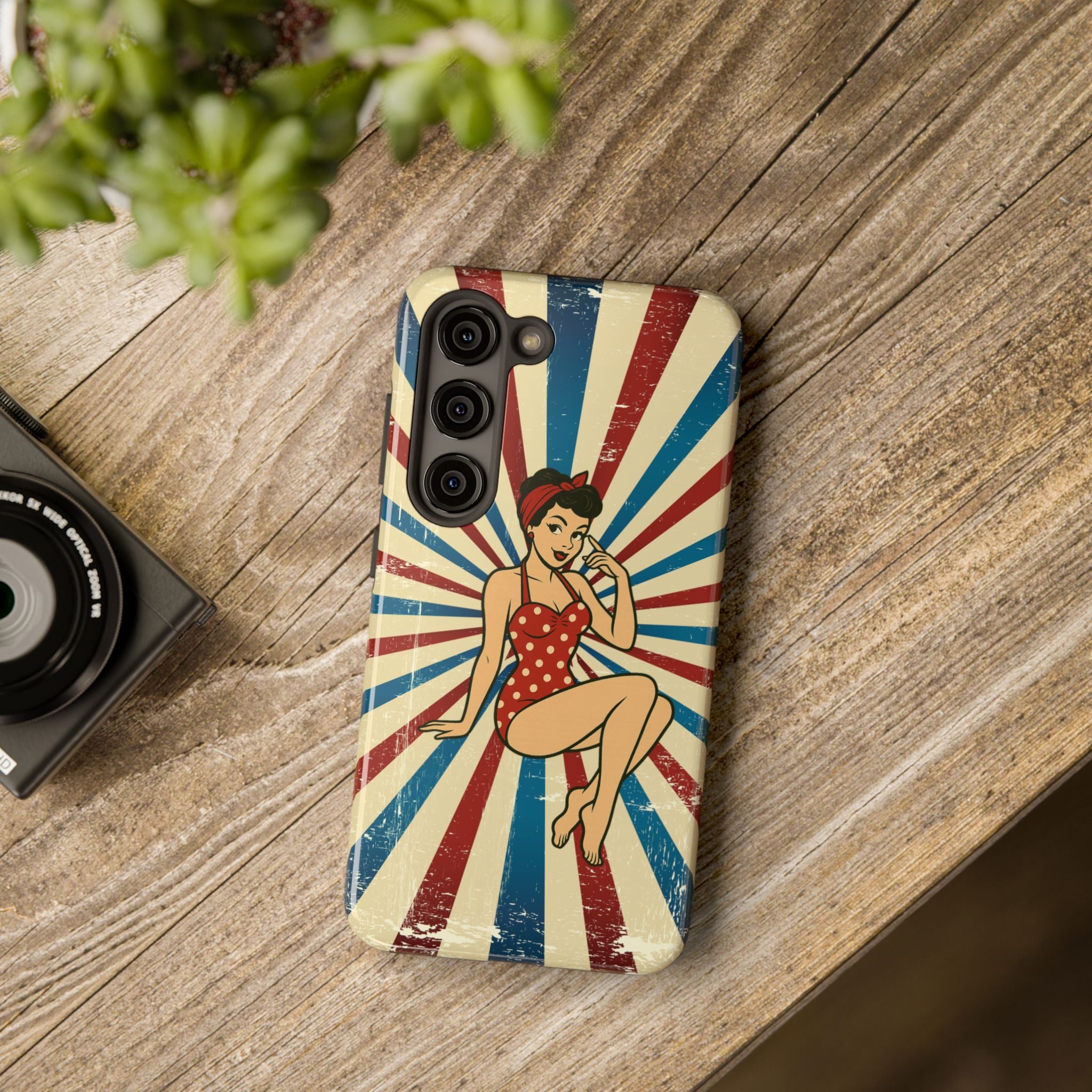 Atomic Pin-Up Tough Phone Case