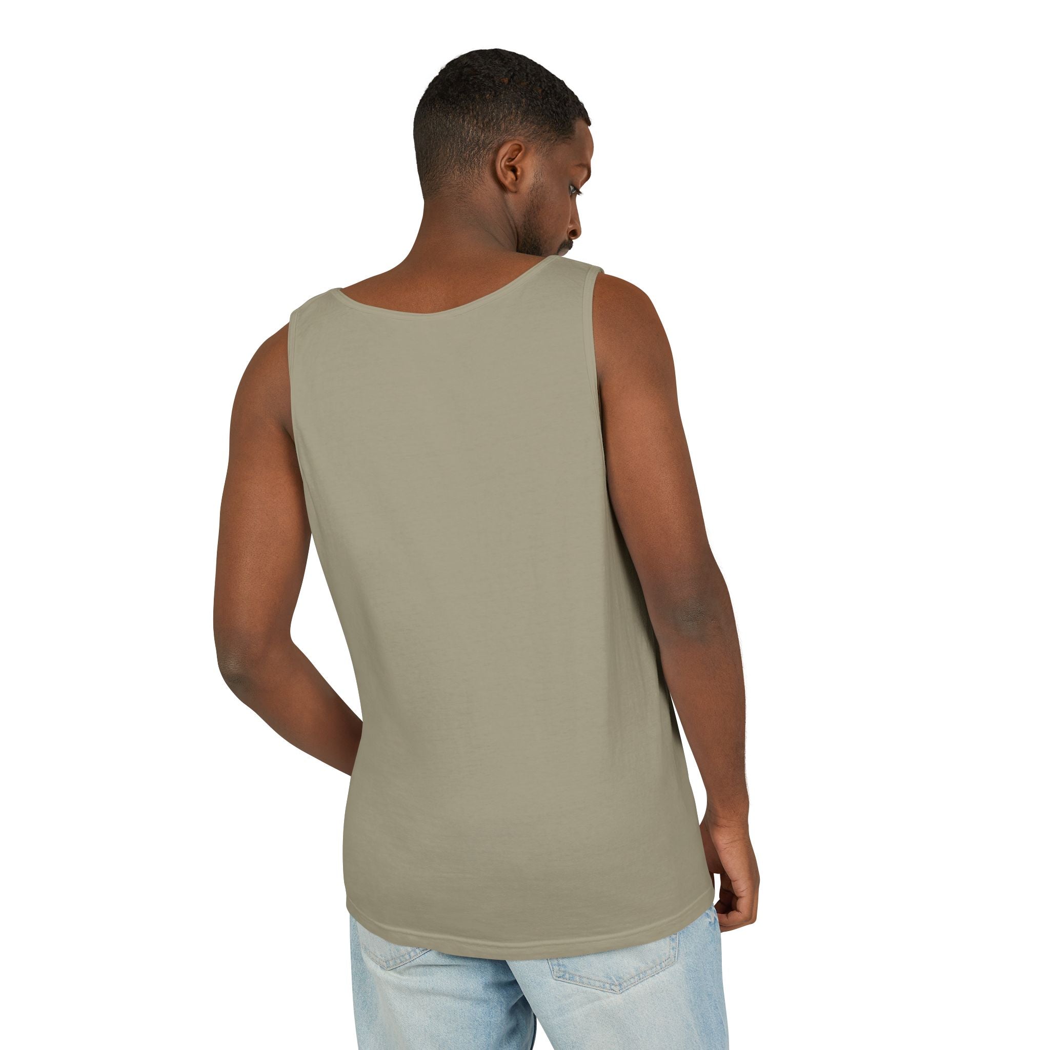 Atomic Soldier Graphic Tank Top, Casual Summer Wear, Military-Themed Apparel, Vintage Style Gift, Unisex Fashion