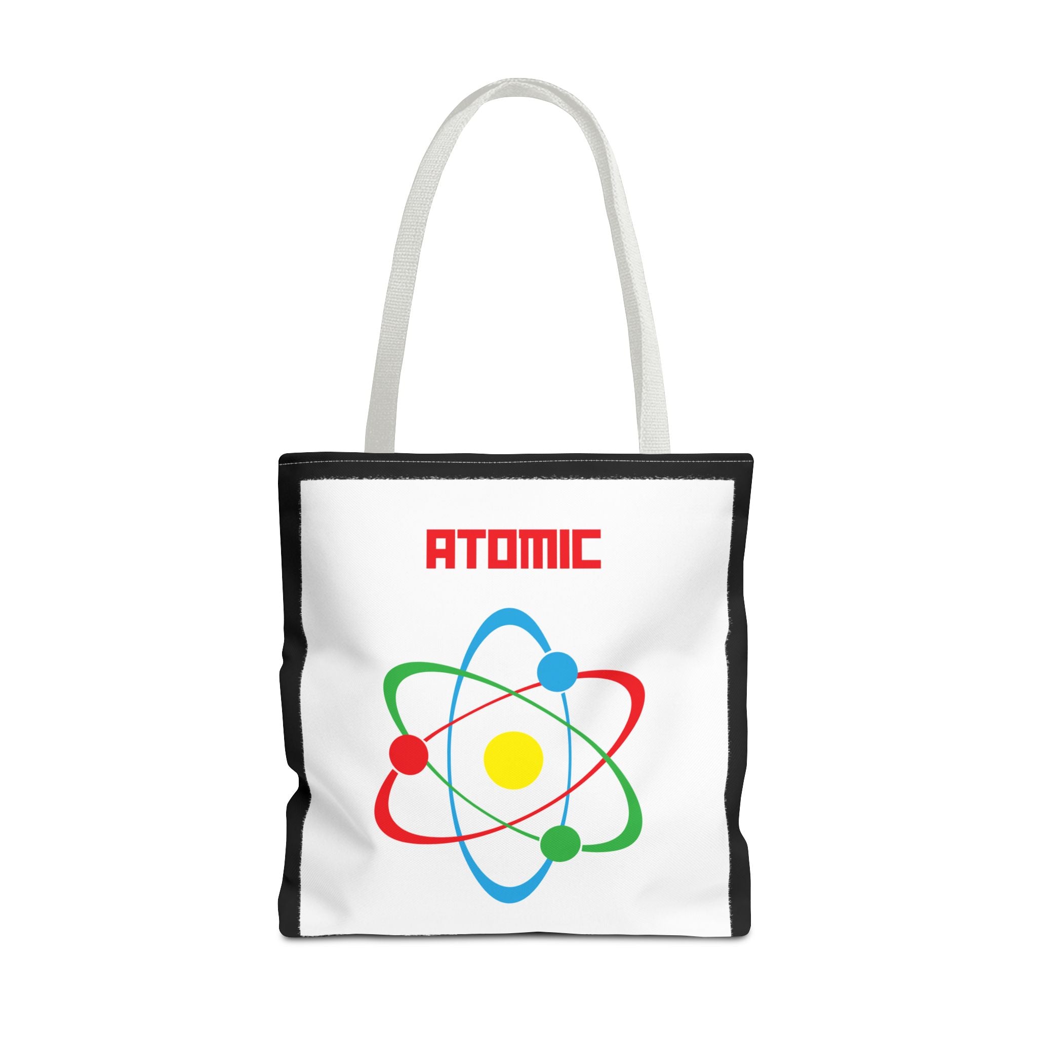 Atomic Science Tote Bag, Science Lover Gift, Educational Tote, Chemistry Bag, College Essentials, Eco-Friendly Shopping