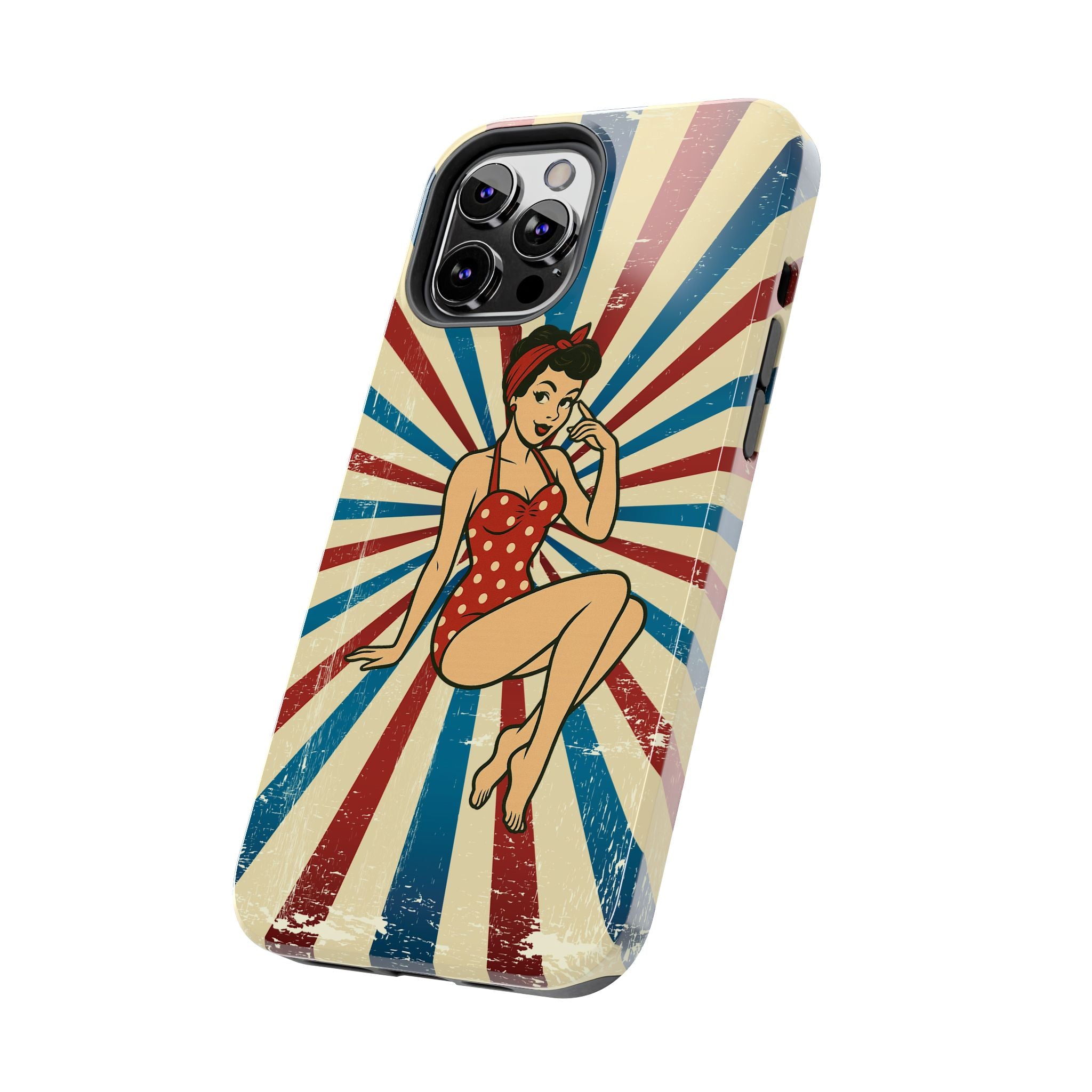 Atomic Pin-Up Tough Phone Case